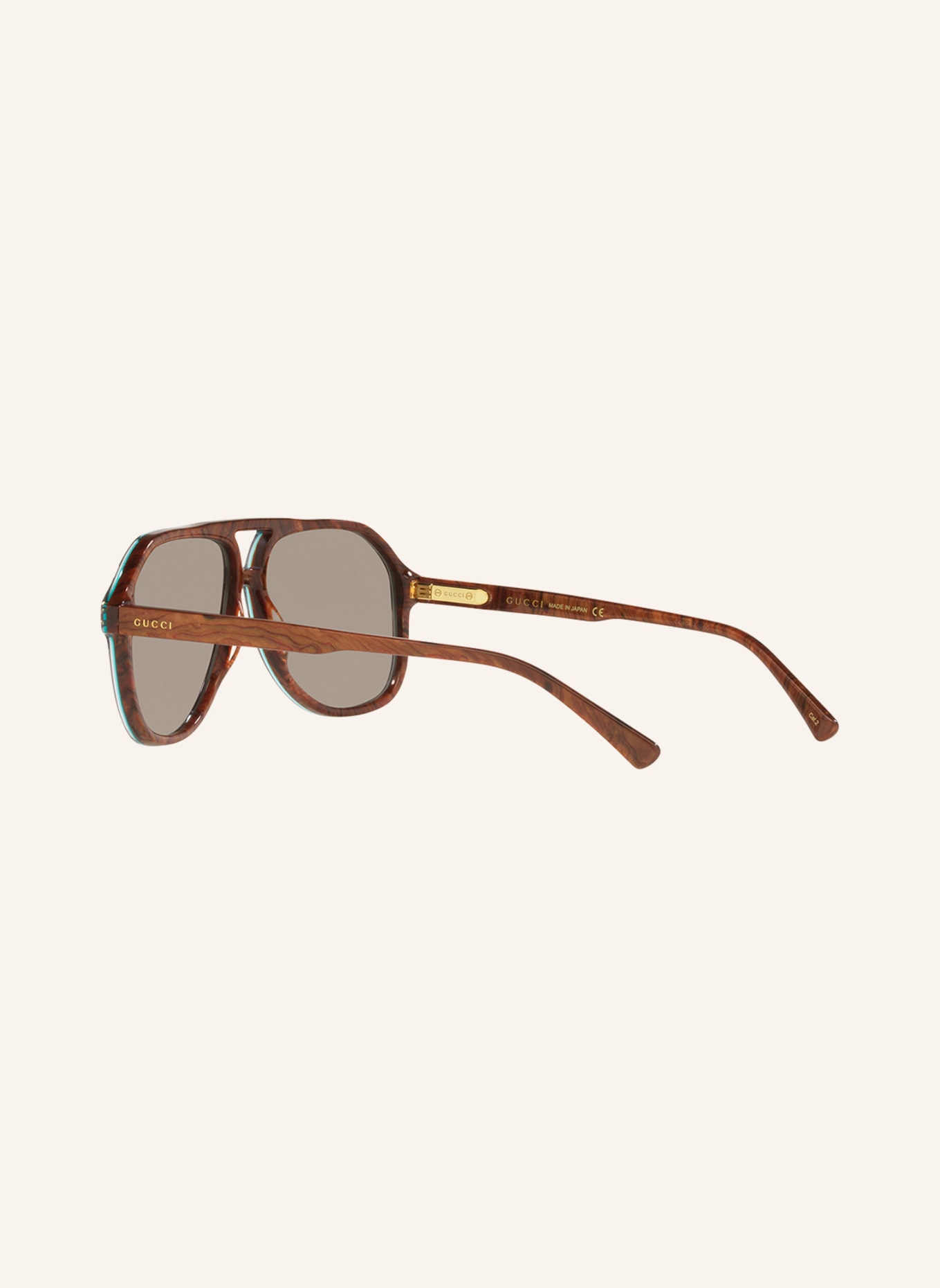 GUCCI Sunglasses GG1042S, Color: 1500L1 - BROWN/ GRAY (Image 4)