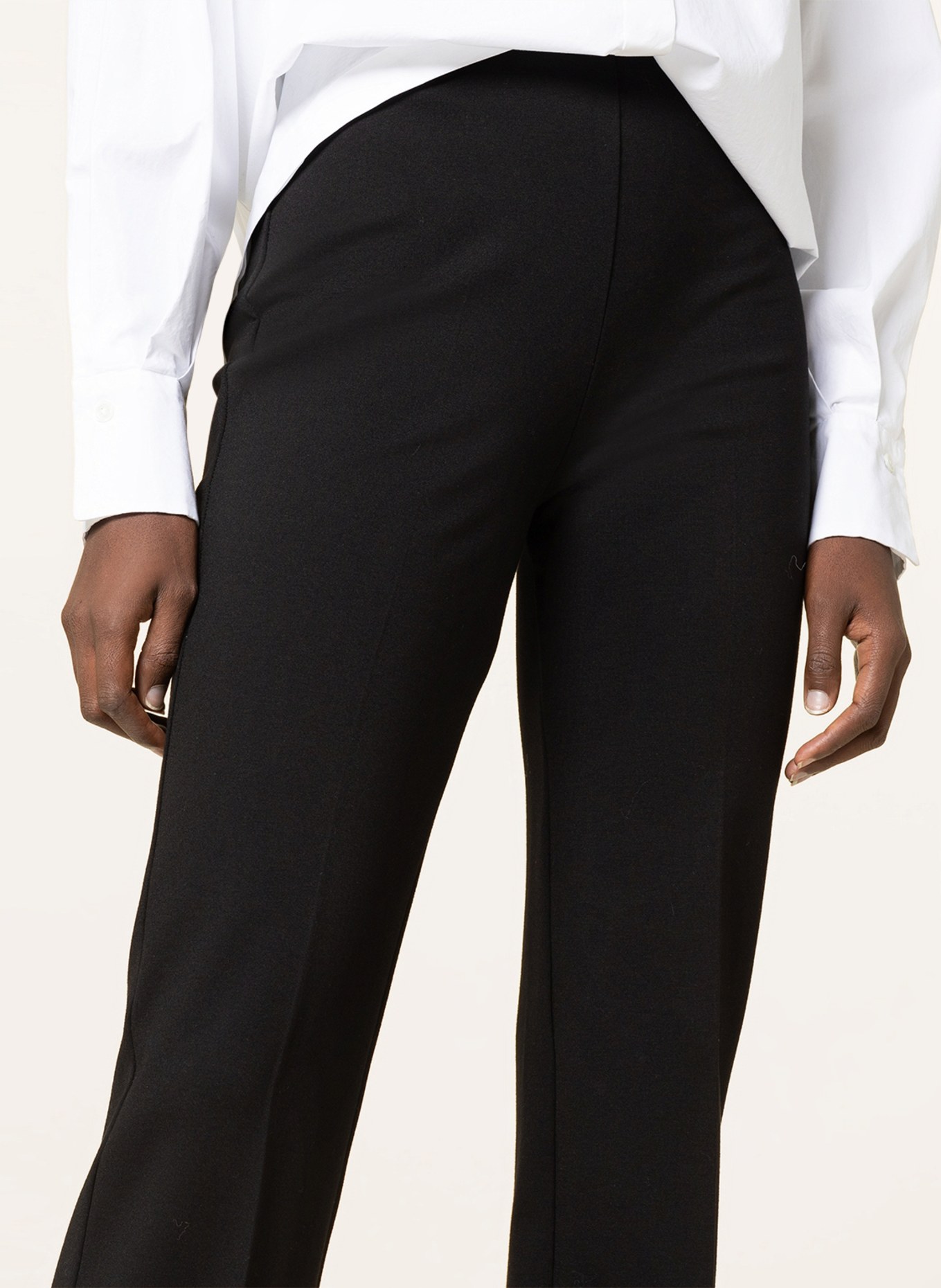 DRYKORN Wide leg trousers ALIVE, Color: BLACK (Image 5)