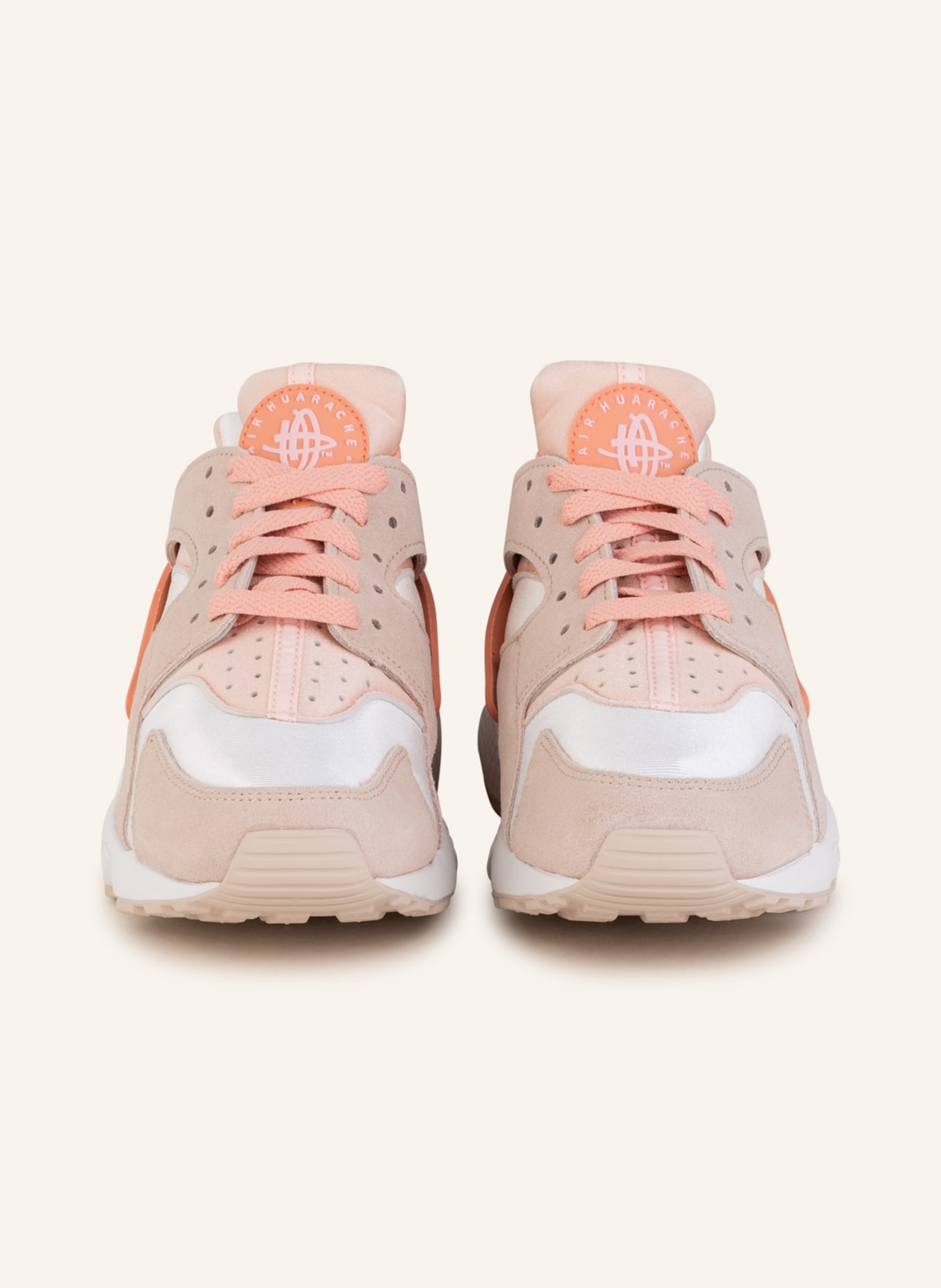 Nike Sneakers AIR HUARACHE , Color: SALMON/ WHITE (Image 3)