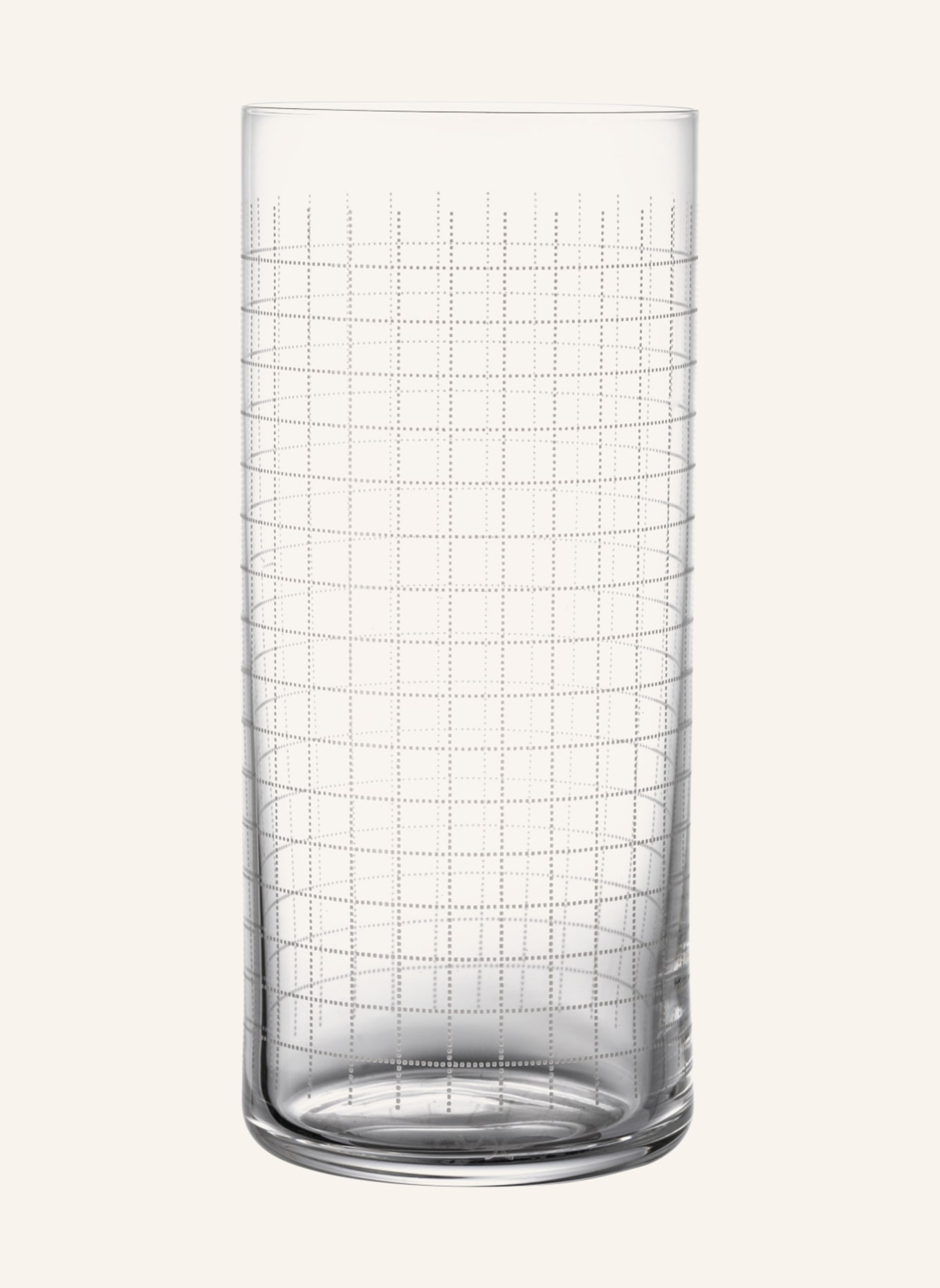 NUDE Set of 4 tall drinking glasses FINESSE GRID, Color: - clear (Image 2)