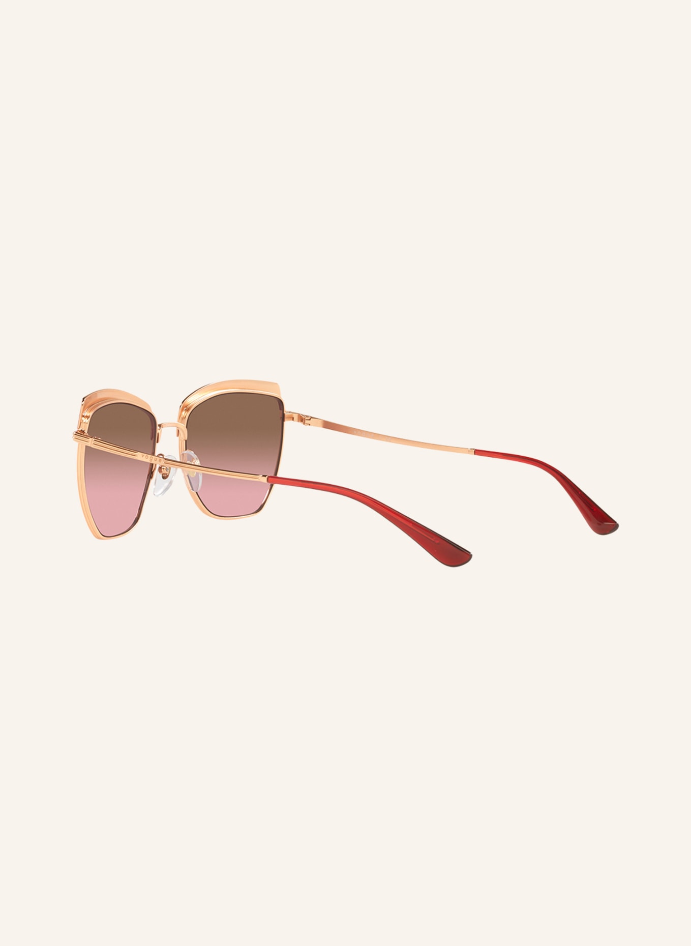 VOGUE Sunglasses VO4234S, Color: 517014 - GOLD/ DARK RED/ PINK GRADIENT (Image 4)