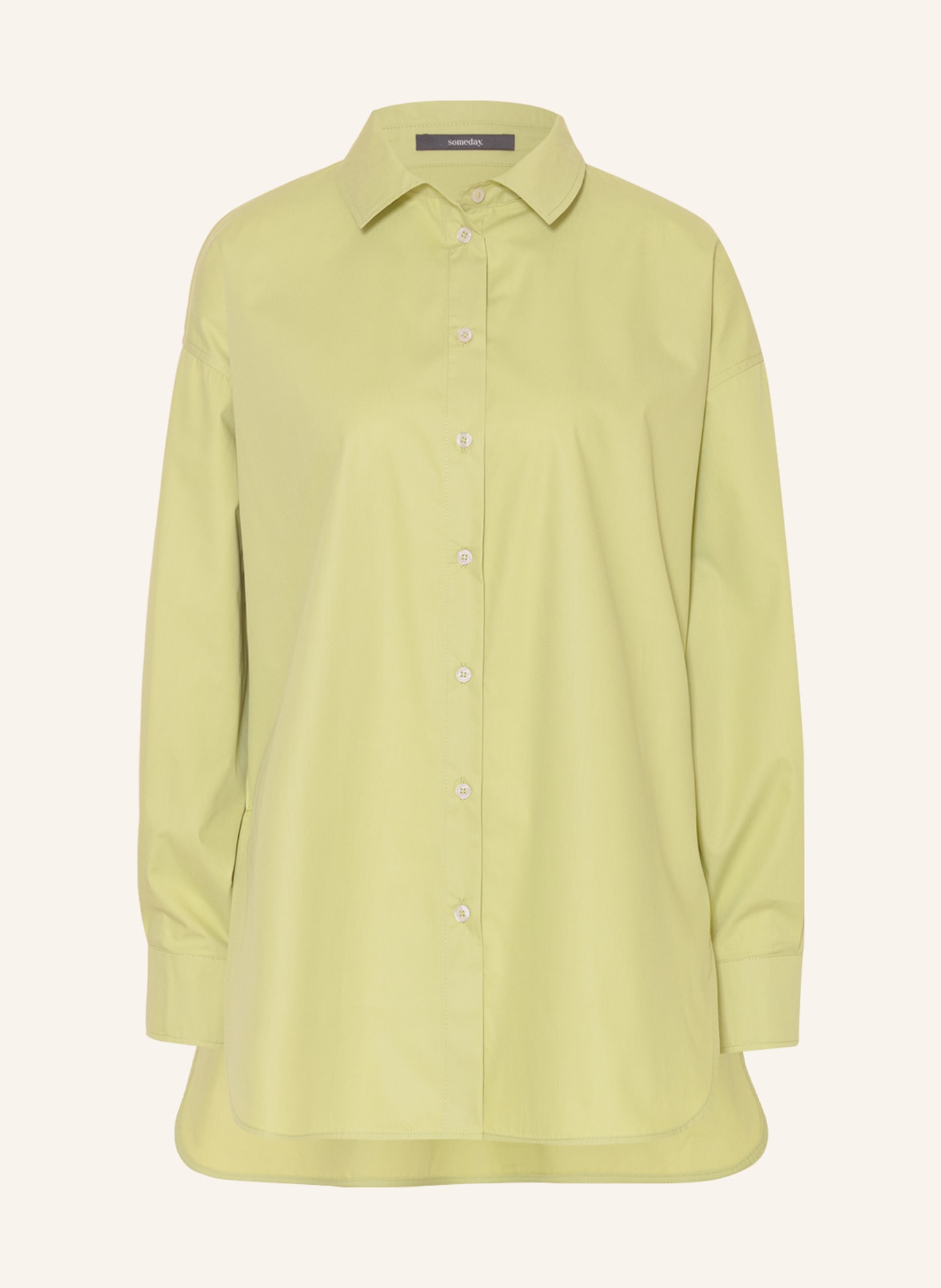 someday Oversized shirt blouse ZOLORA , Color: LIGHT GREEN (Image 1)