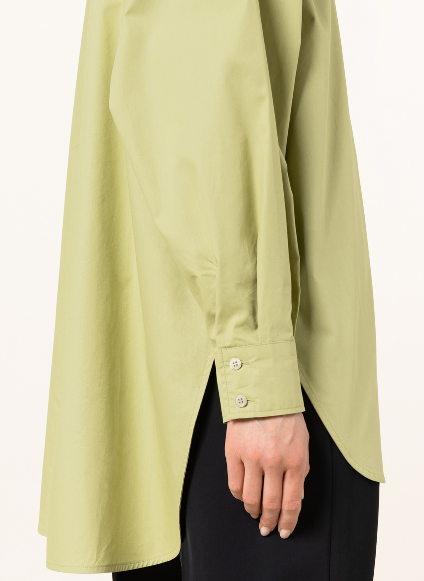 someday Oversized shirt blouse ZOLORA , Color: LIGHT GREEN (Image 4)