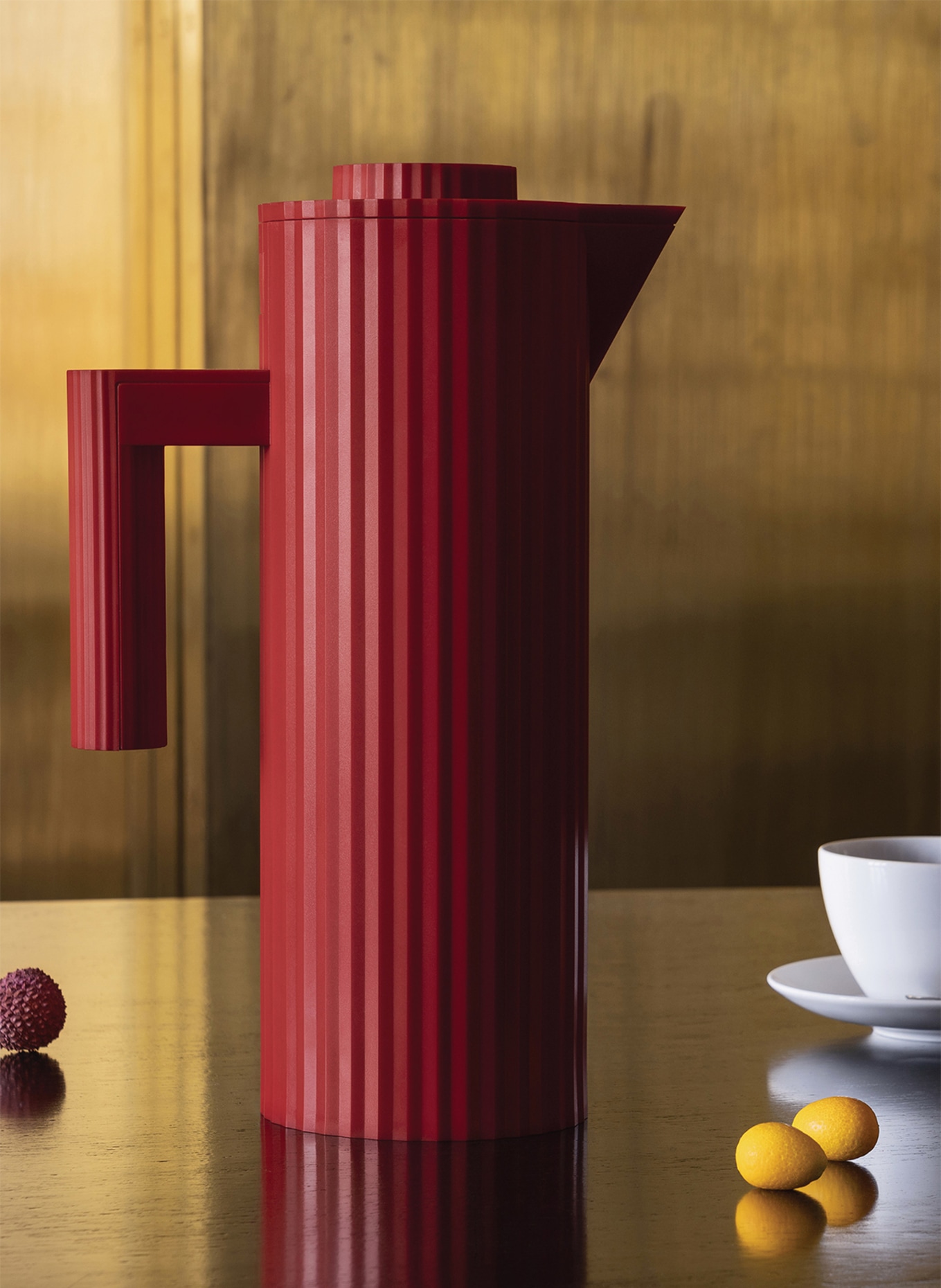 ALESSI Termos PLISSÈ: CZERWONY