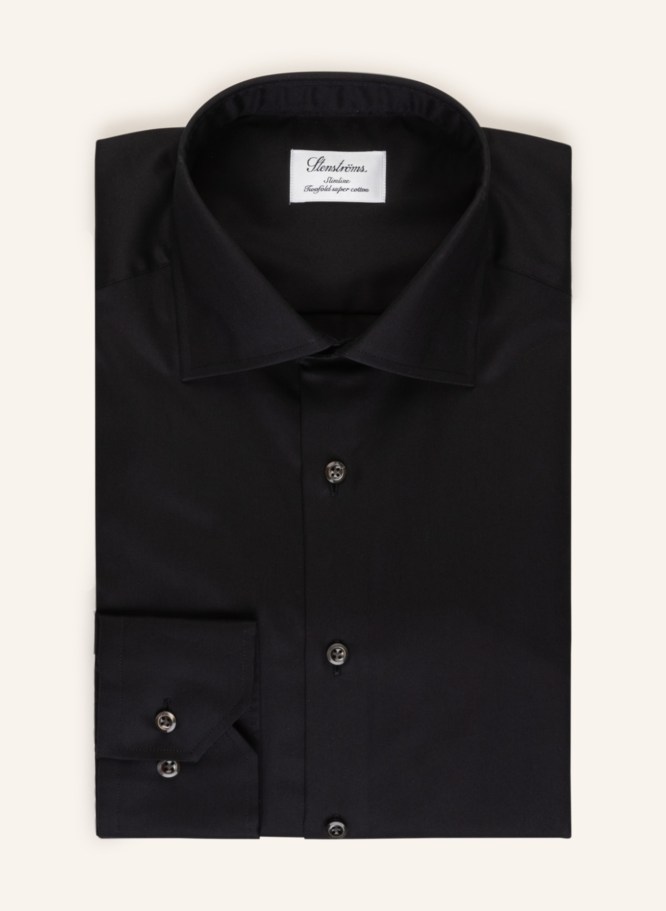 Stenströms Shirt slimline, Color: BLACK (Image 1)