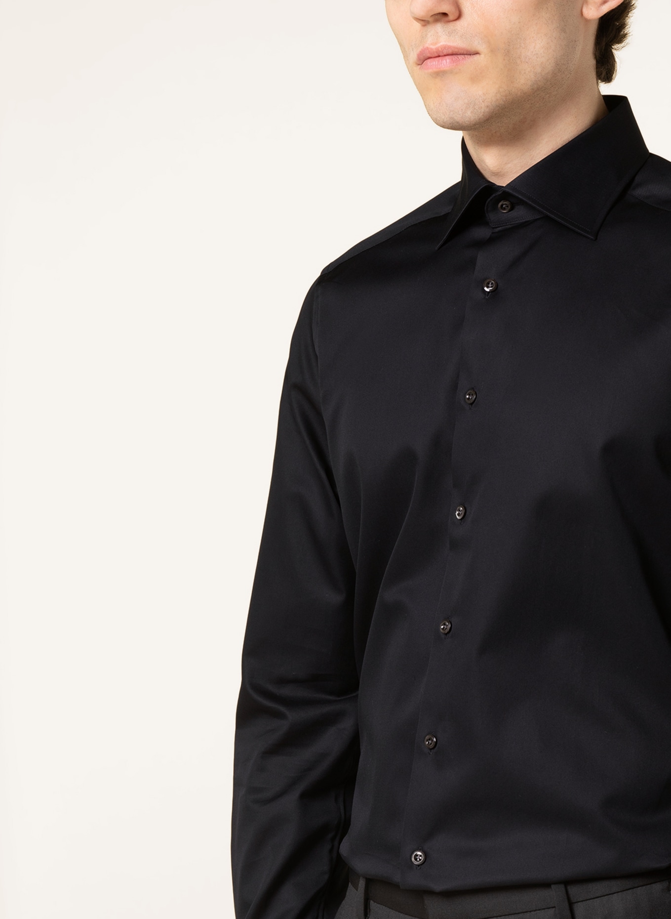 Stenströms Shirt slimline, Color: BLACK (Image 4)