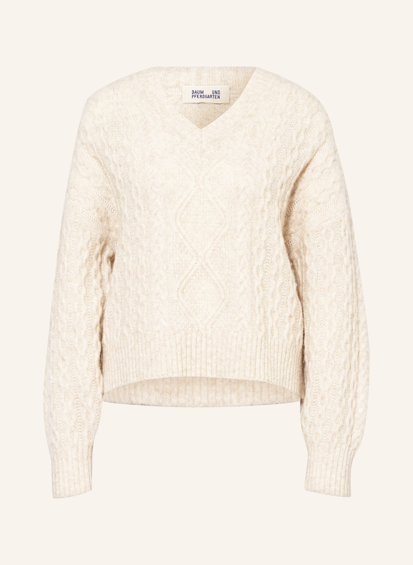 BAUM UND PFERDGARTEN Sweter CULLY  , Kolor: KREMOWY (Obrazek 1)