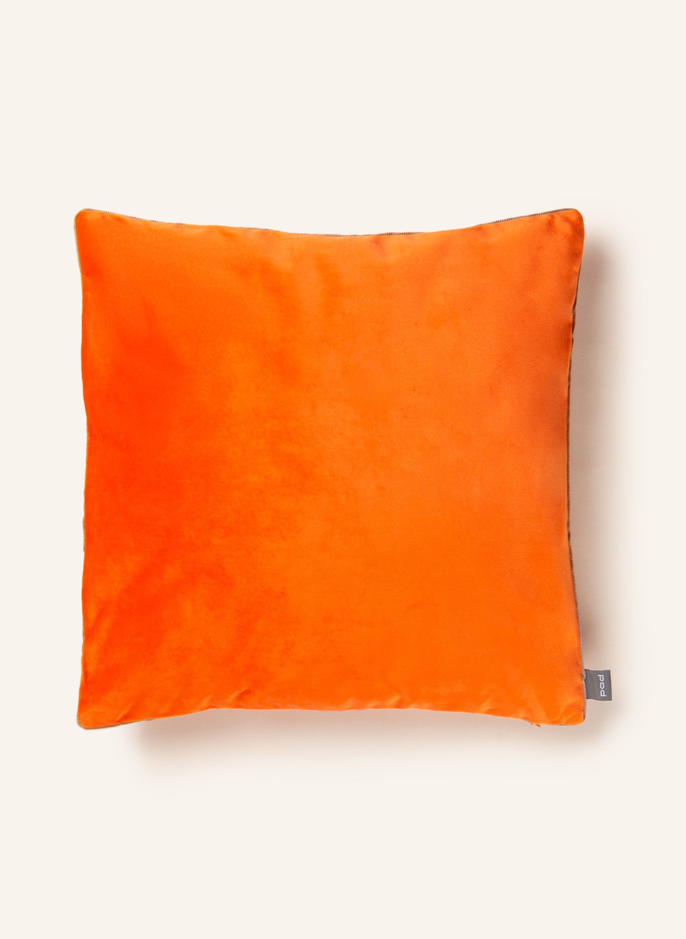 PAD Samt-Dekokissenhülle ELEGANCE: ORANGE