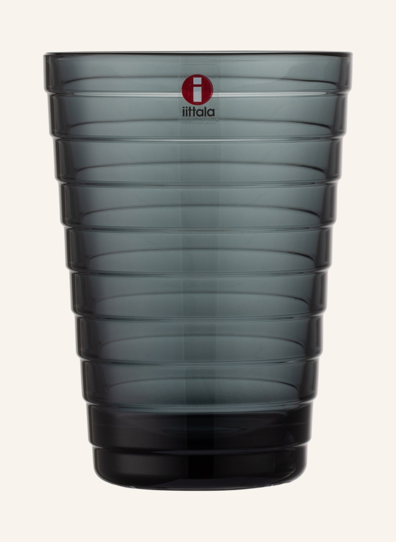 iittala 2er-Set Trinkgläser AINO AALTO: DUNKELGRAU