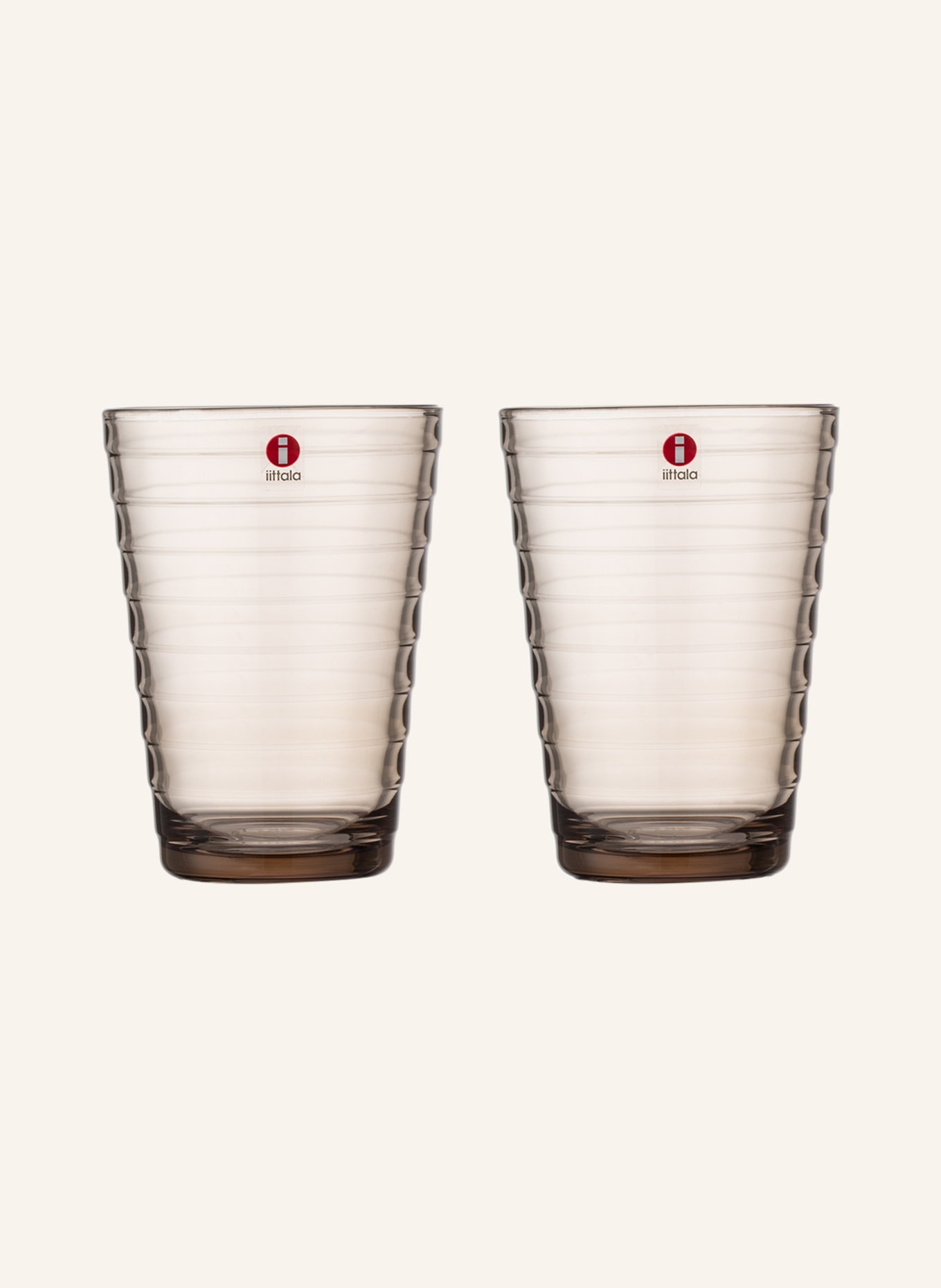 iittala Set of 2 drinking glasses AINO AALTO, Color: LINEN (Image 1)