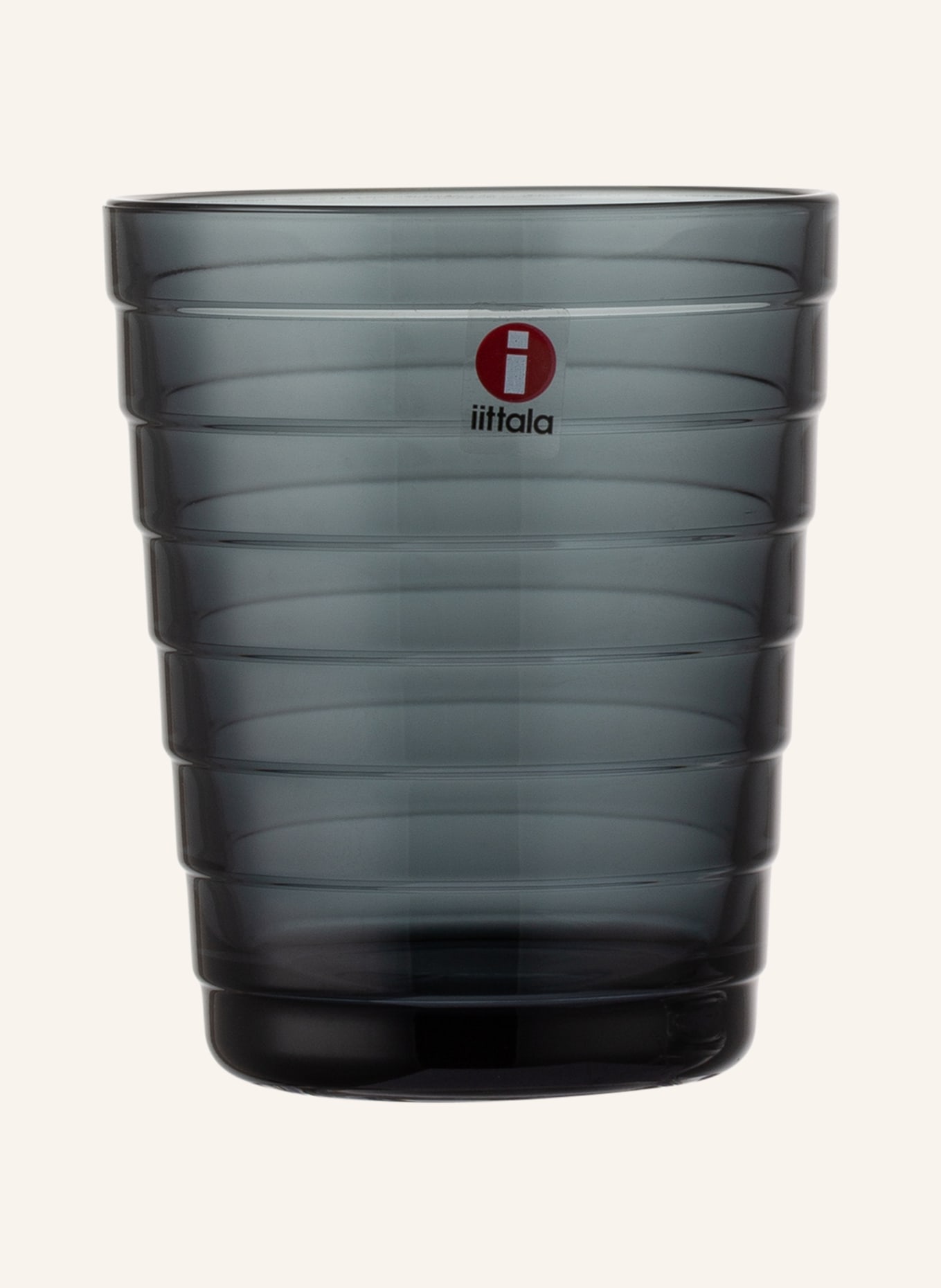 iittala 2er-Set Trinkgläser AINO AALTO: DARK GREY