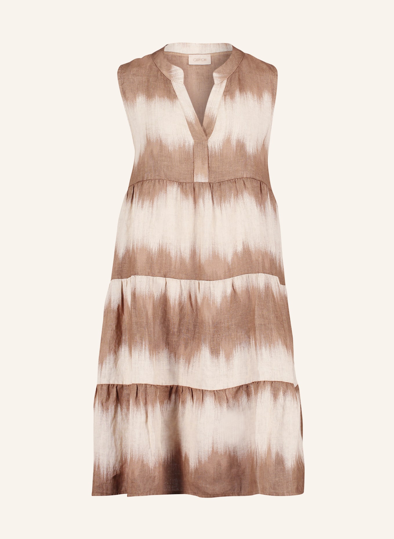 CARTOON Linen dress, Color: BEIGE/ ECRU (Image 1)