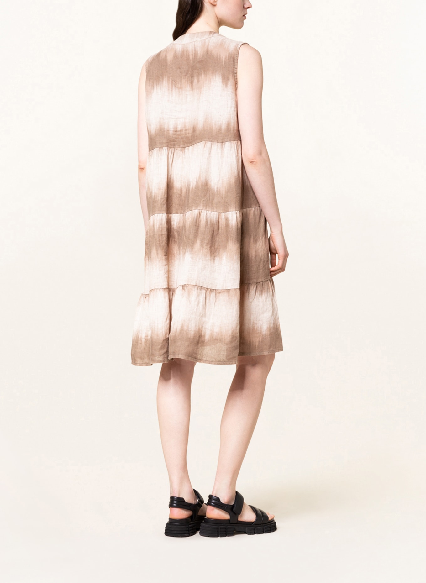 CARTOON Linen dress, Color: BEIGE/ ECRU (Image 3)