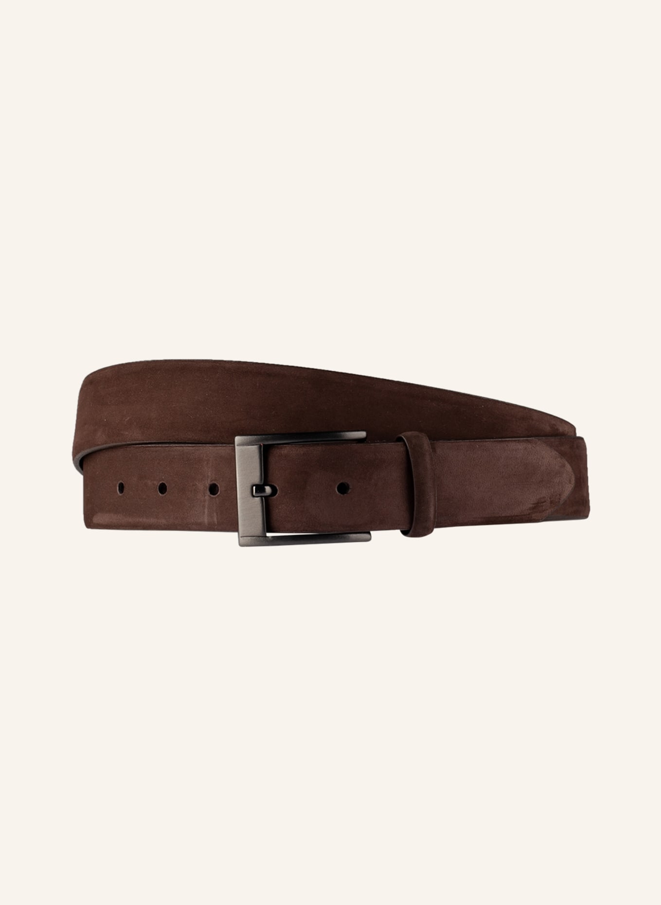 MONTI Leather belt MAASTRICHT, Color: DARK BROWN (Image 1)