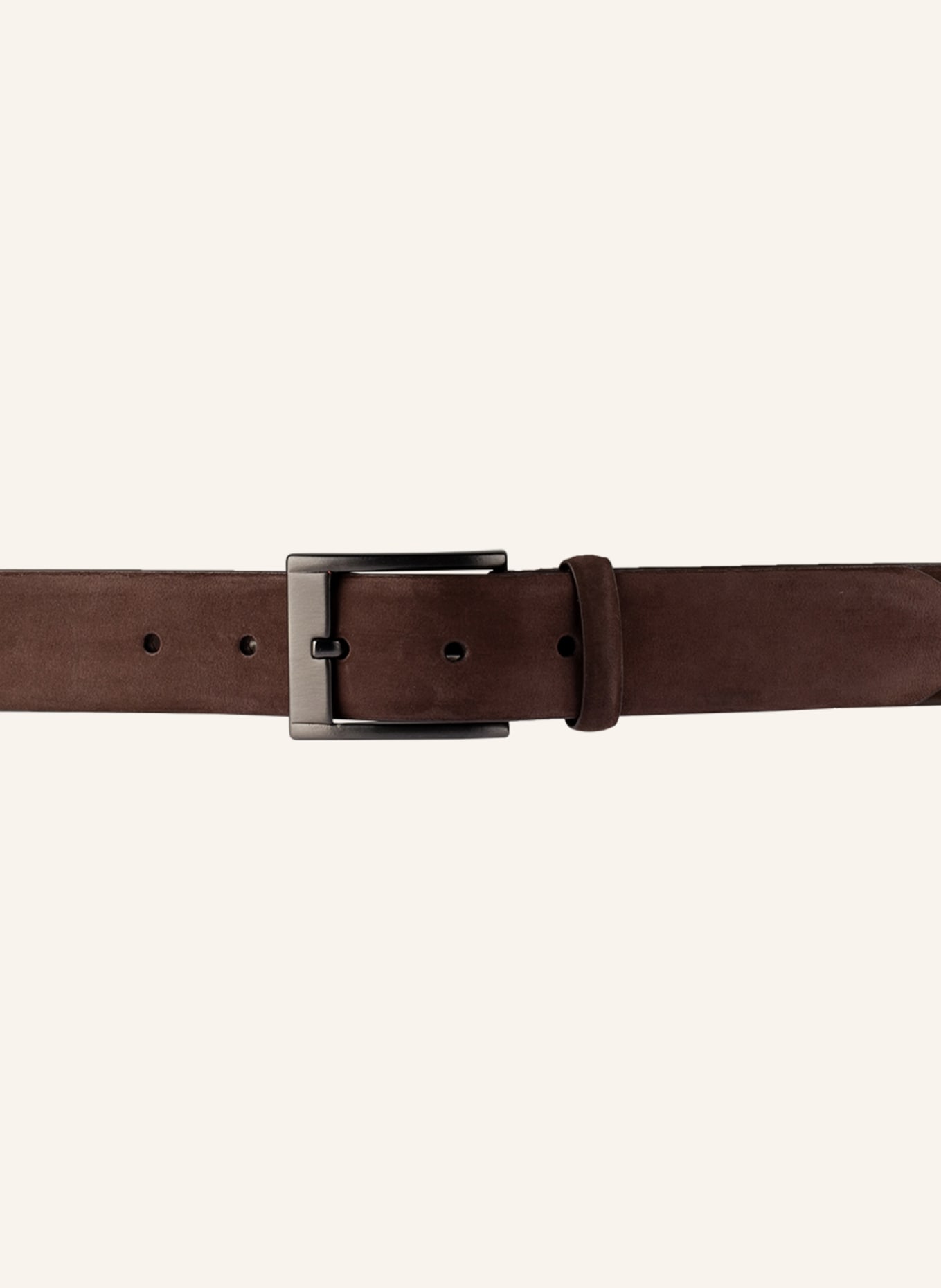 MONTI Leather belt MAASTRICHT, Color: DARK BROWN (Image 2)