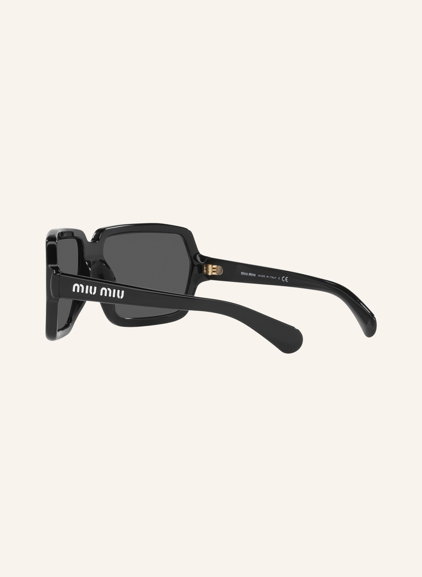 MIU MIU Sunglasses MU06WS, Color: 1AB1A1 - BLACK/ GRAY (Image 4)