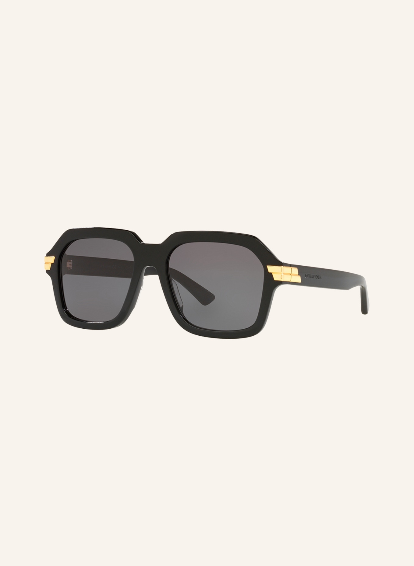 BOTTEGA VENETA Sunglasses BV1123S, Color: 1100L1 - BLACK/ GRAY (Image 1)