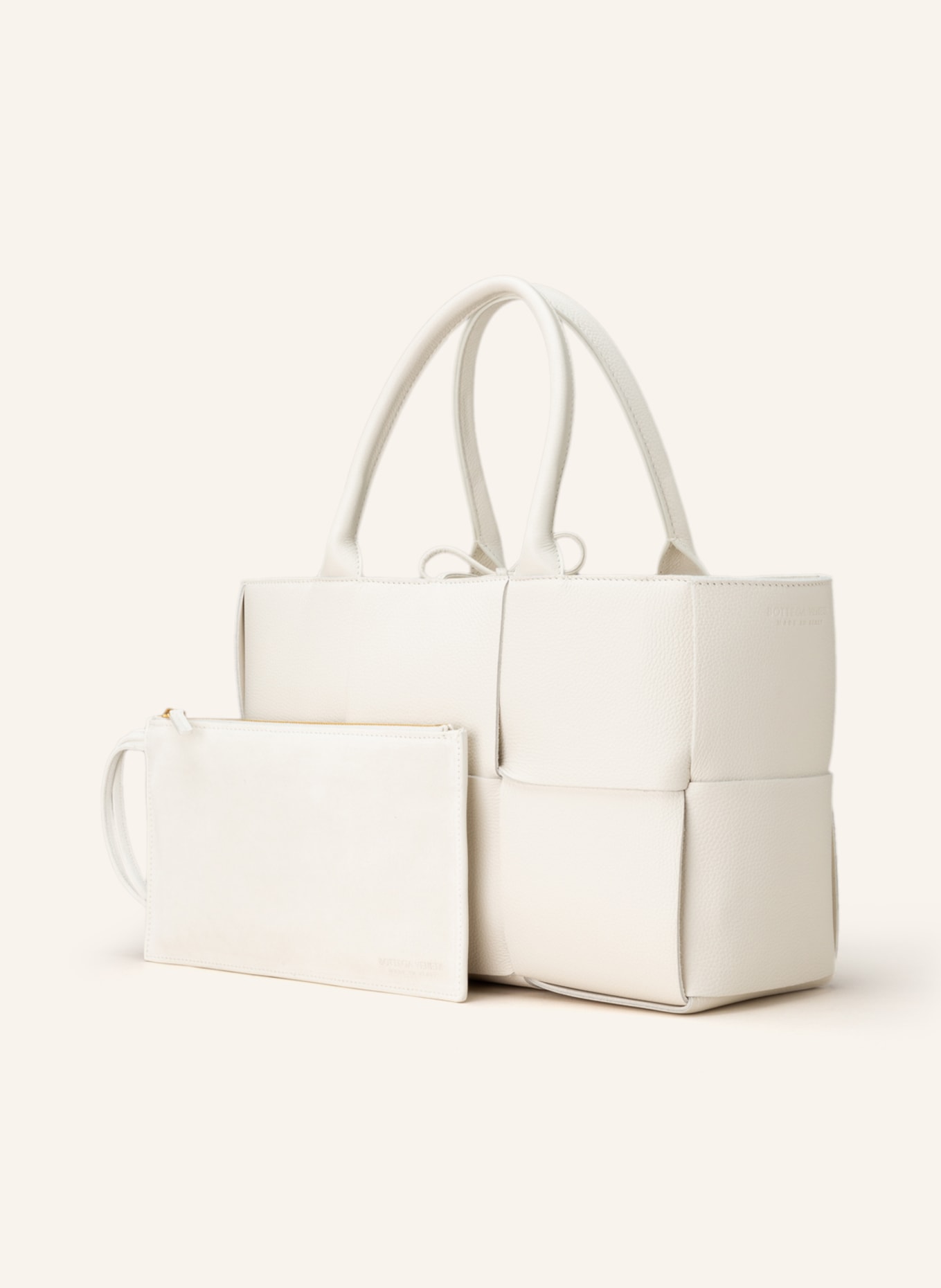 BOTTEGA VENETA Handtasche mit Pouch, Farbe: WHITE (Bild 2)
