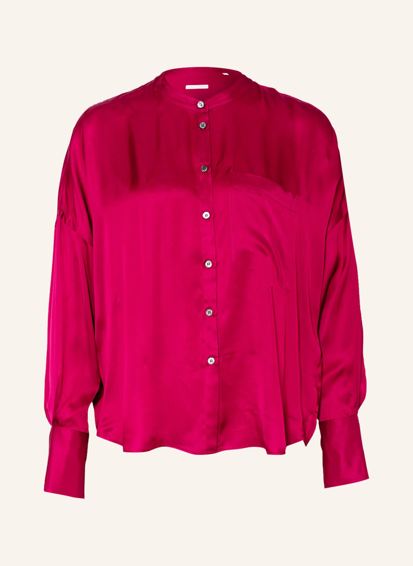 ROBERT FRIEDMAN Satin blouse LEA, Color: FUCHSIA (Image 1)