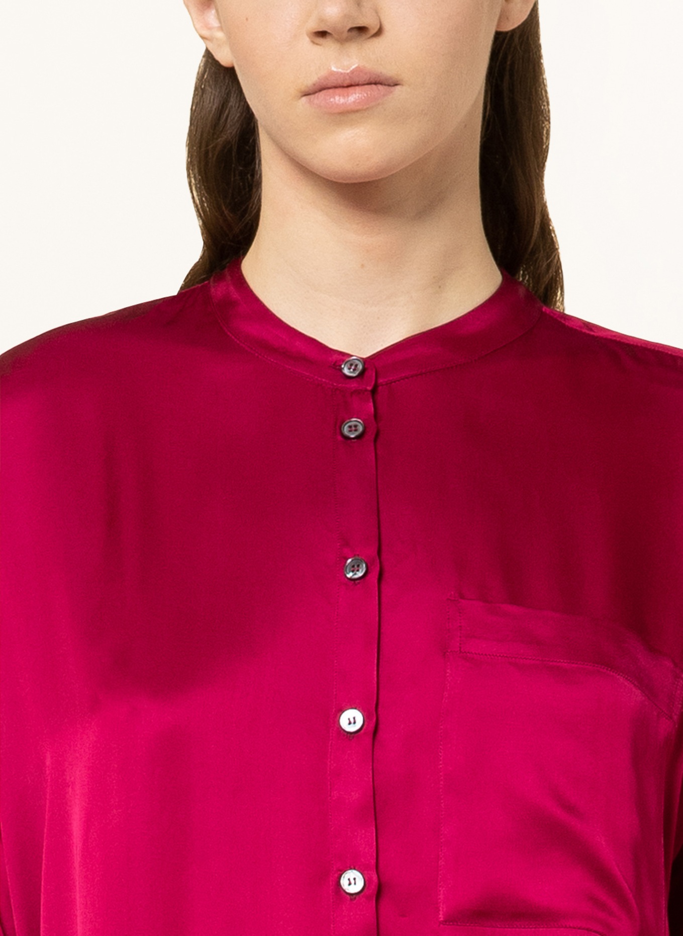 ROBERT FRIEDMAN Satin blouse LEA, Color: FUCHSIA (Image 4)