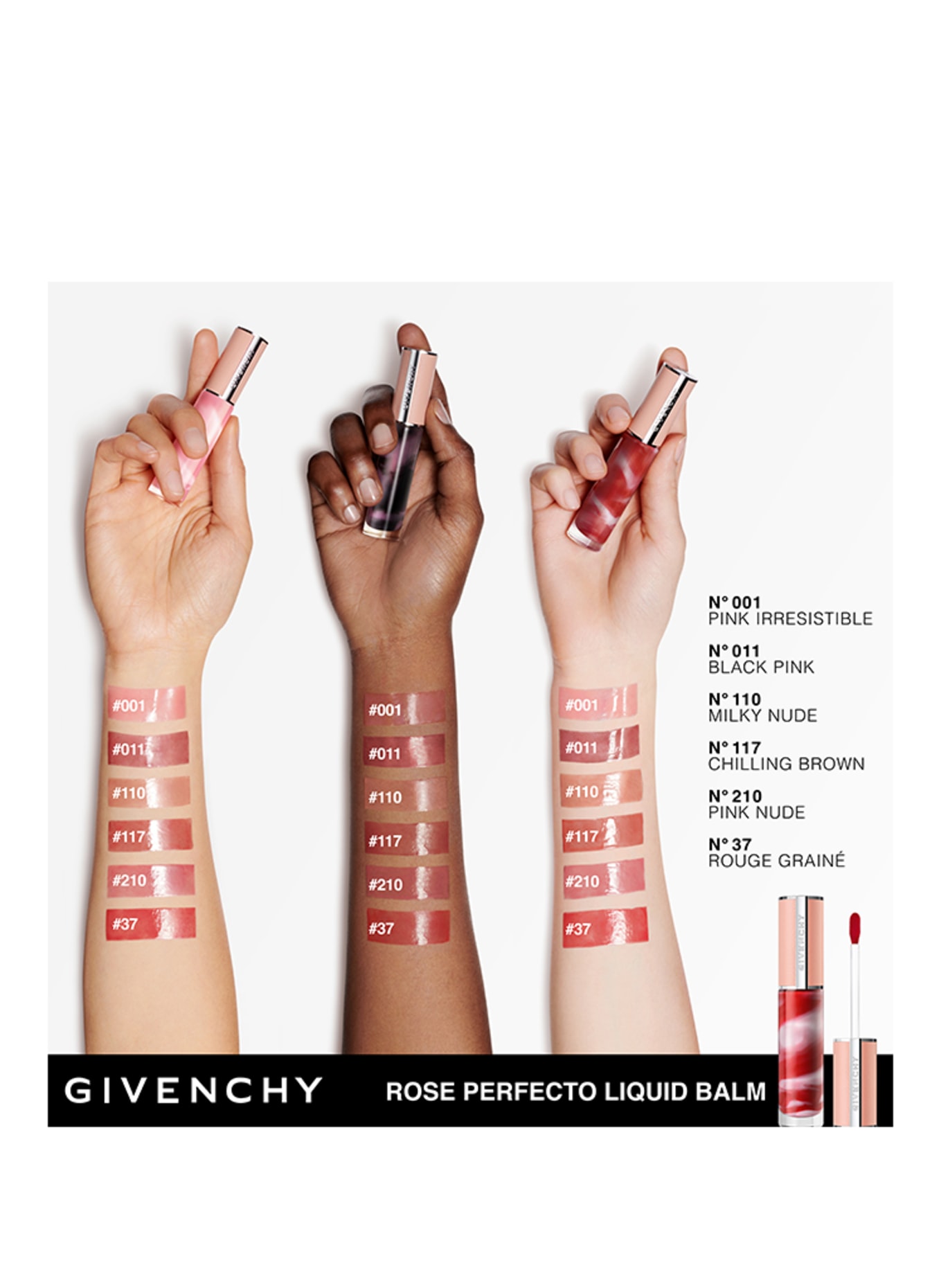 GIVENCHY ROSE PERFECTO : N011 BLACK PINK