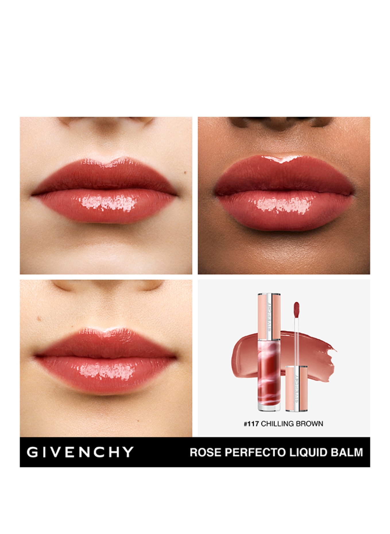 GIVENCHY ROSE PERFECTO : N117 CHILLING BROWN