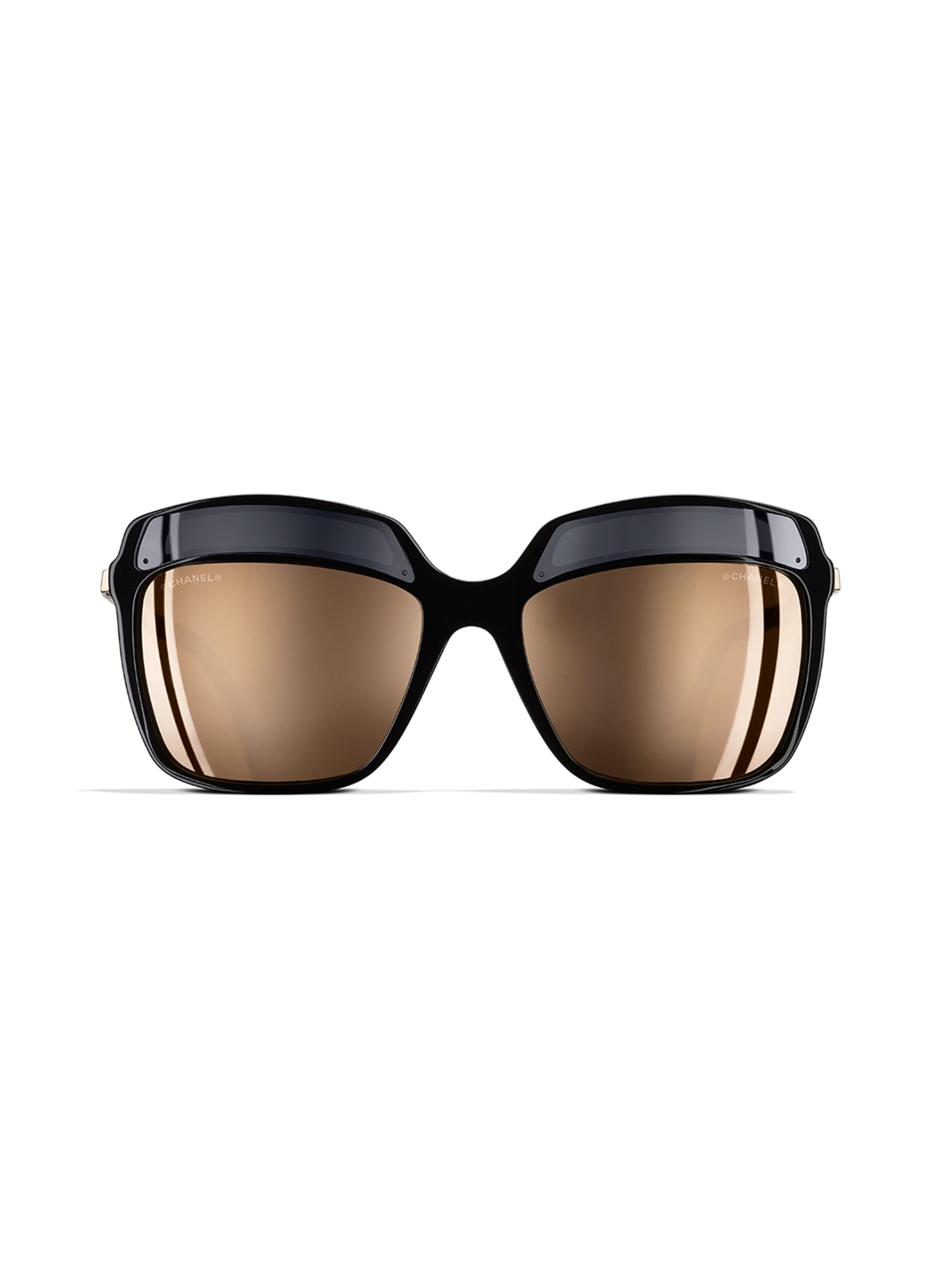 CHANEL Butterfly sunglasses, Color: BLACK & BROWN (Image 2)
