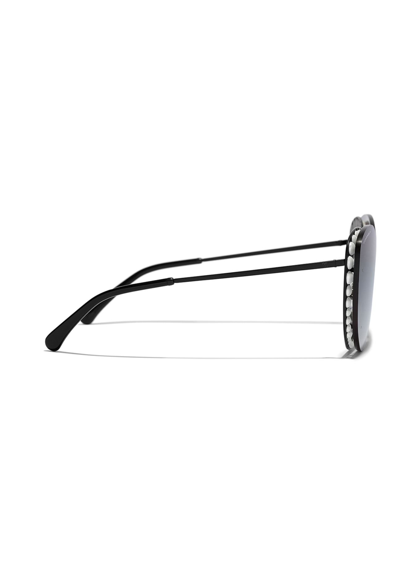 CHANEL 4268 Round Metal Sunglasses