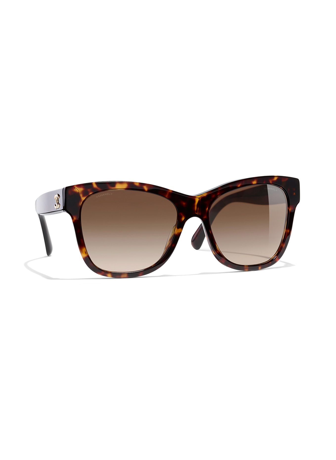 CHANEL Square sunglasses, Color: HAVANA & BROWN GRADIENT (Image 1)