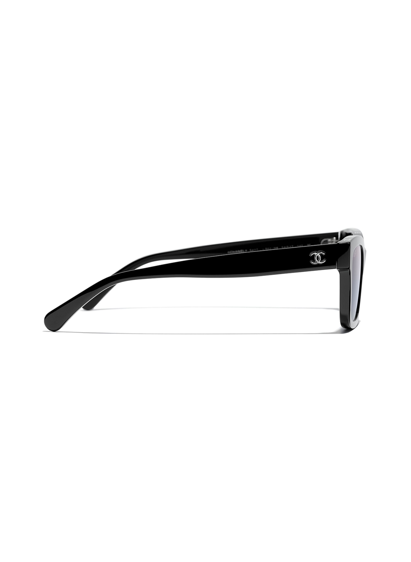 CHANEL Square sunglasses, Color: C501S8 - BLACK/GRAY (Image 3)