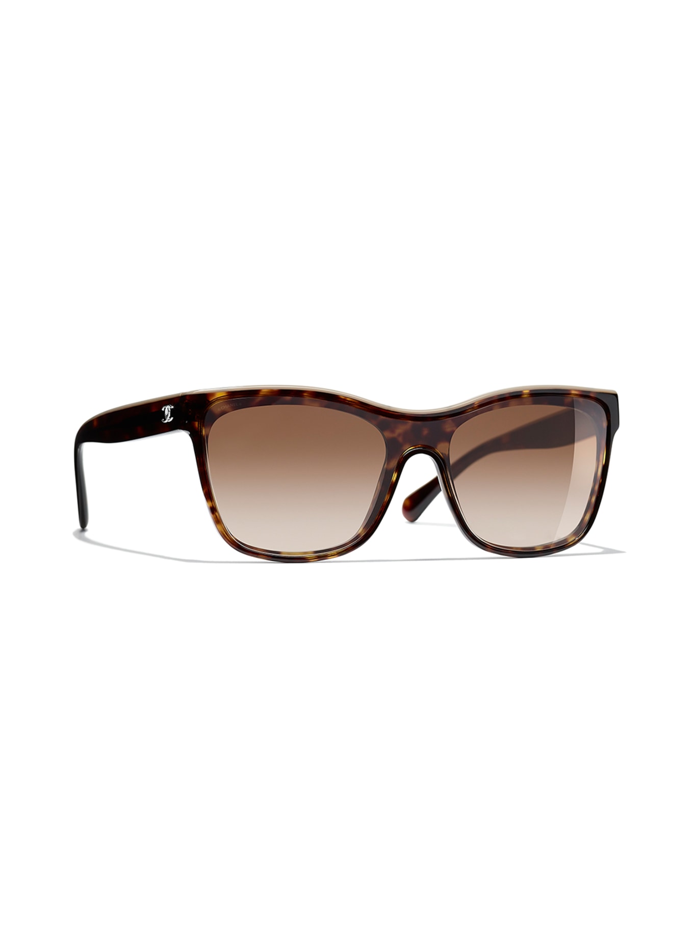 CHANEL Wraparound sunglasses , Color: HAVANA/BEIGE (Image 1)