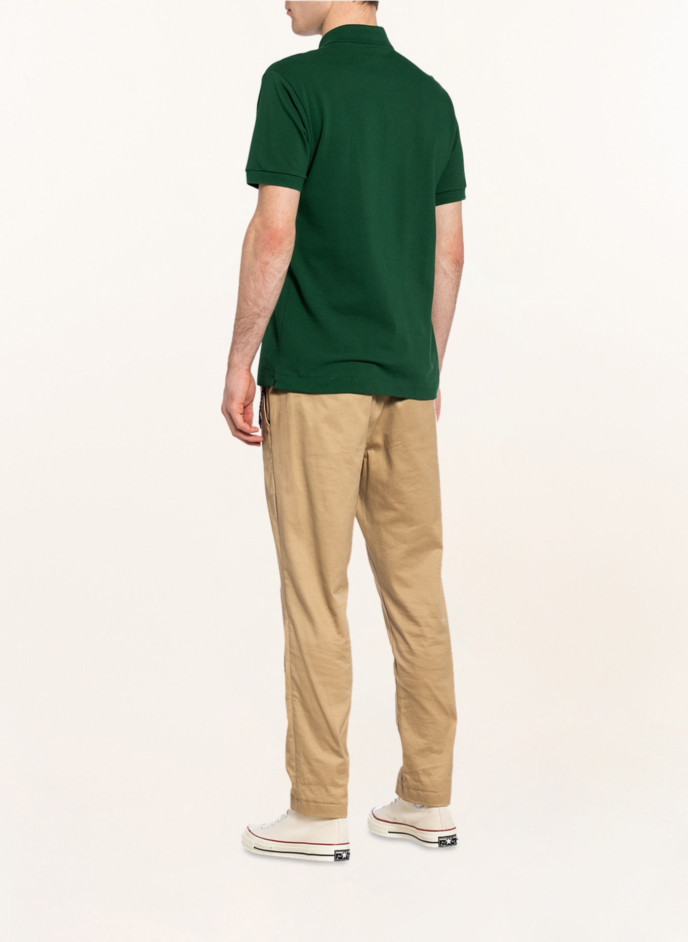 LACOSTE Piqué-Poloshirt Classic Fit, Farbe: GRÜN (Bild 3)