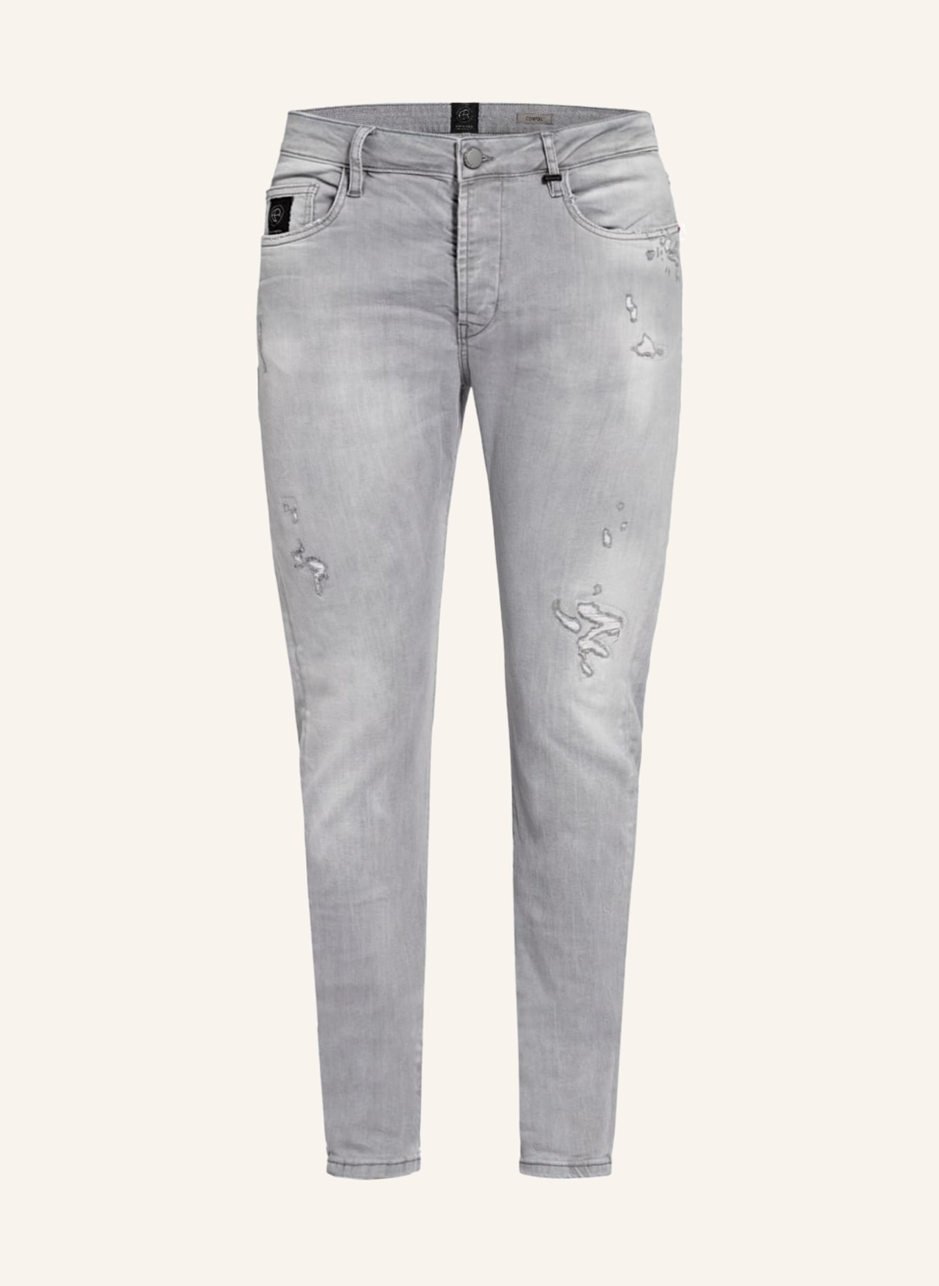 ELIAS RUMELIS Destroyed Jeans ERNOEL Comfort Fit, Farbe: 559 flint grey (Bild 1)