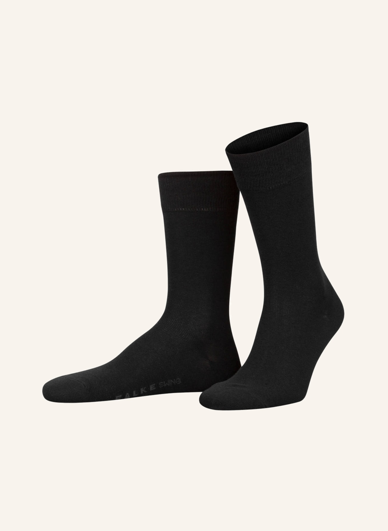 FALKE Ponožky SWING, 2 páry v balení, Barva: 3000 BLACK (Obrázek 1)