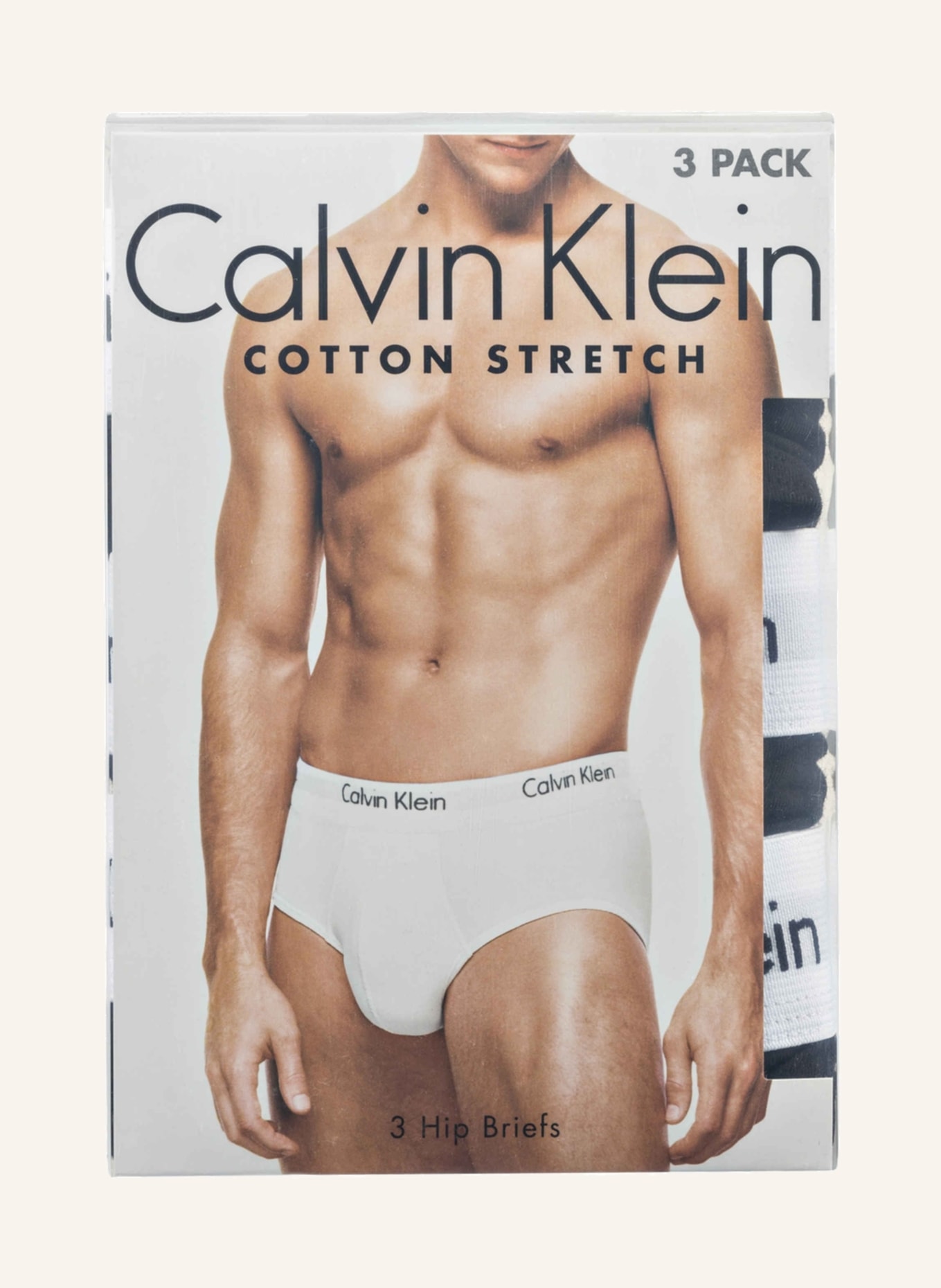 Calvin Klein 3er-Pack Slips COTTON STRETCH, Farbe: SCHWARZ (Bild 3)
