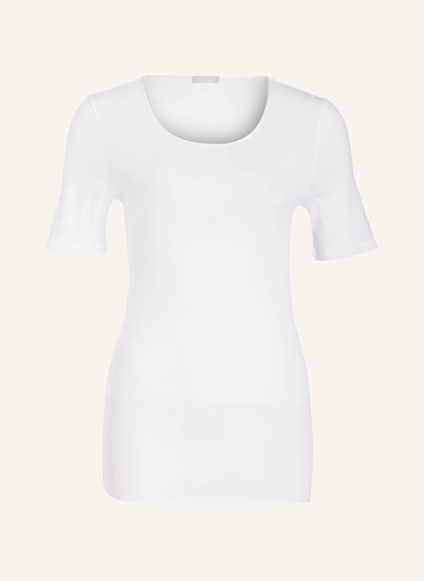 HANRO T-Shirt COTTON SEAMLESS, Farbe: WHITE(Bild null)
