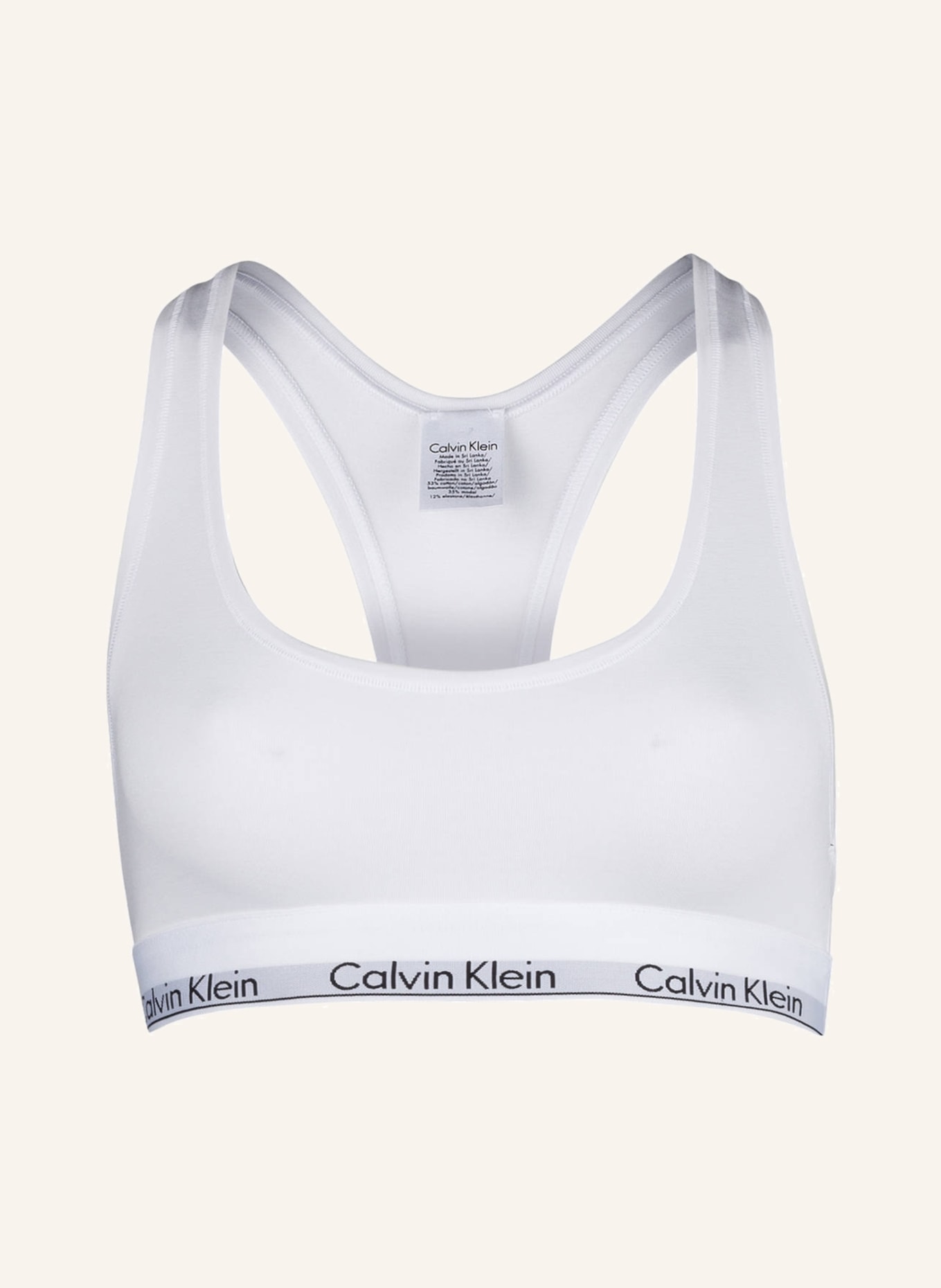 Calvin Klein Bustier MODERN COTTON, Farbe: WEISS (Bild 1)