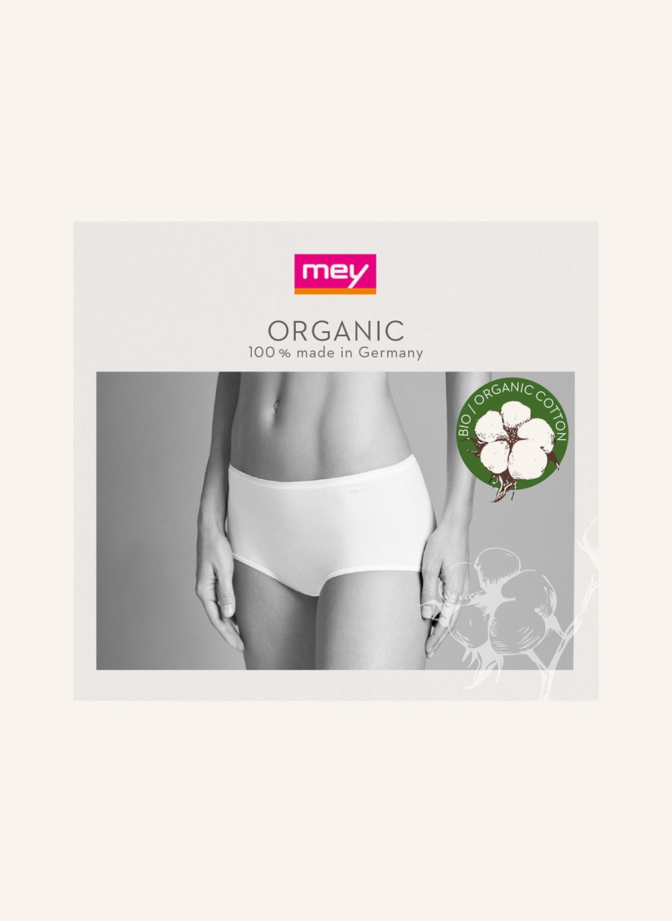 mey Panty series ORGANIC, Color: WHITE (Image 3)