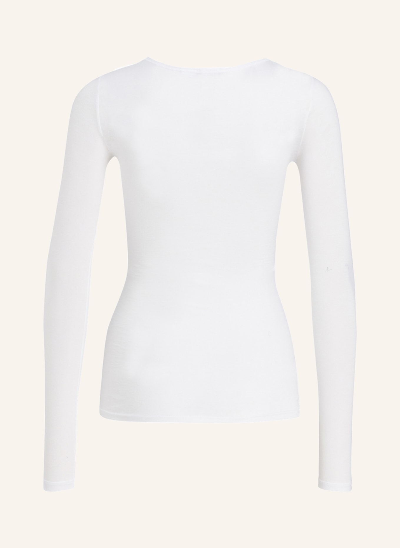 HANRO Long sleeve shirt ULTRALIGHT, Color: WHITE (Image 2)