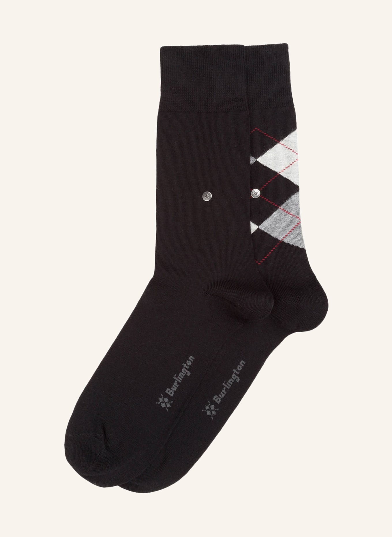 Burlington Ponožky EVERYDAY, 2 páry v balení, Barva: ČERNÁ (Obrázek 2)