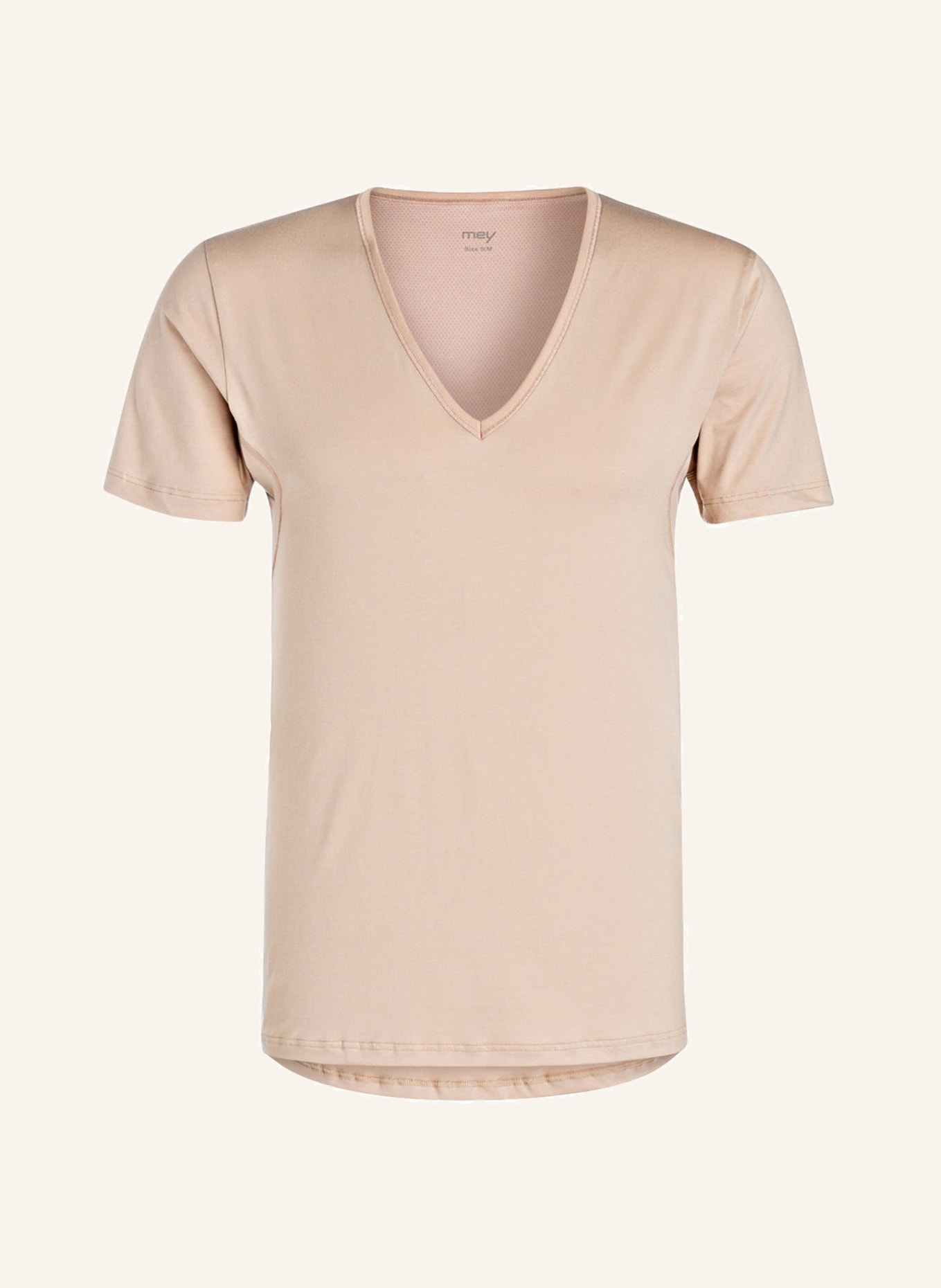 mey V-Shirt Serie DRY COTTON, Farbe: NUDE (Bild 1)