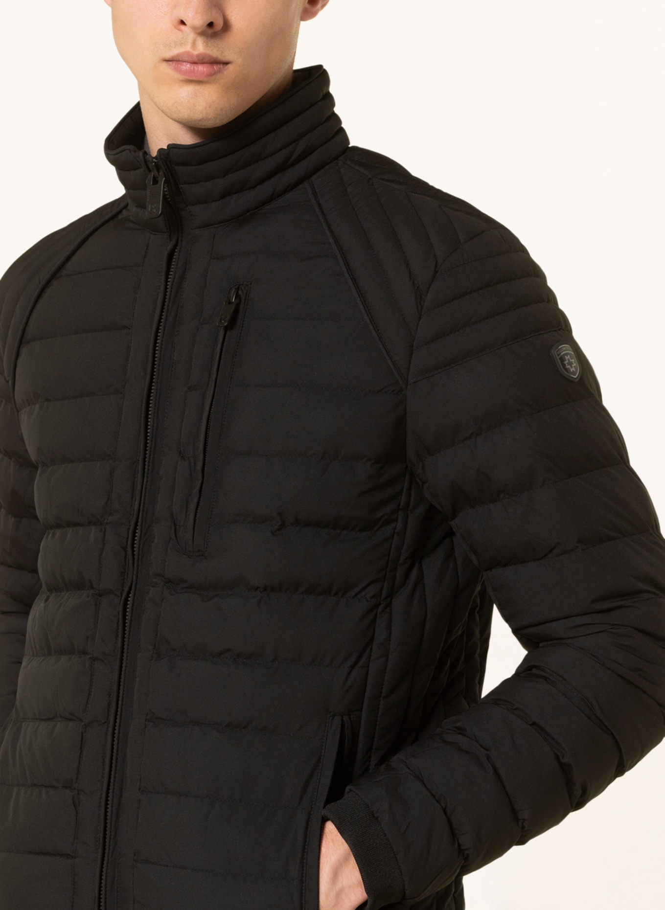 WELLENSTEYN Quilted jacket MOLECULE, Color: BLACK (Image 4)