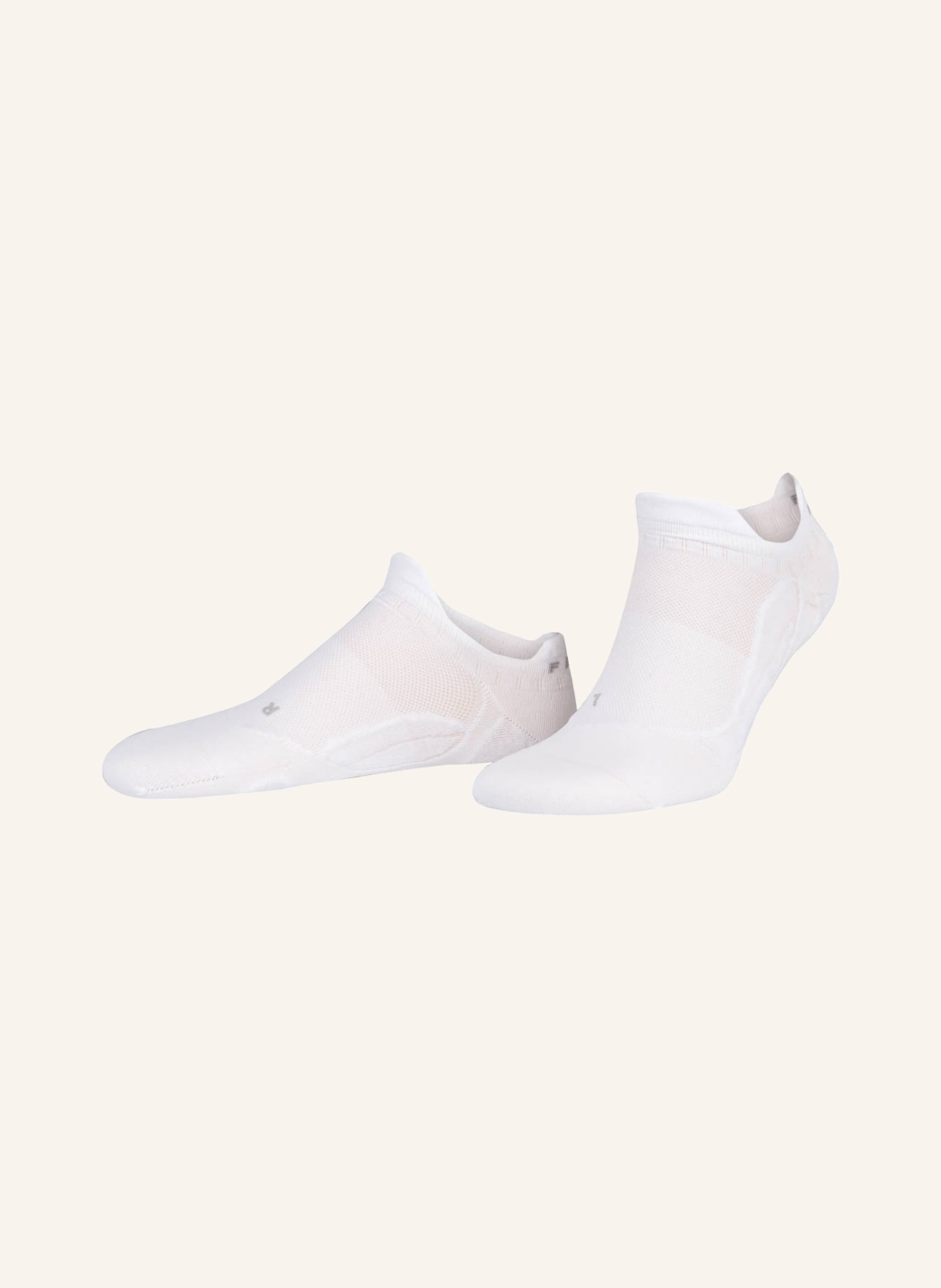 FALKE Socks GO5 INVISIBLE, Color: 2000 WHITE	 (Image 1)