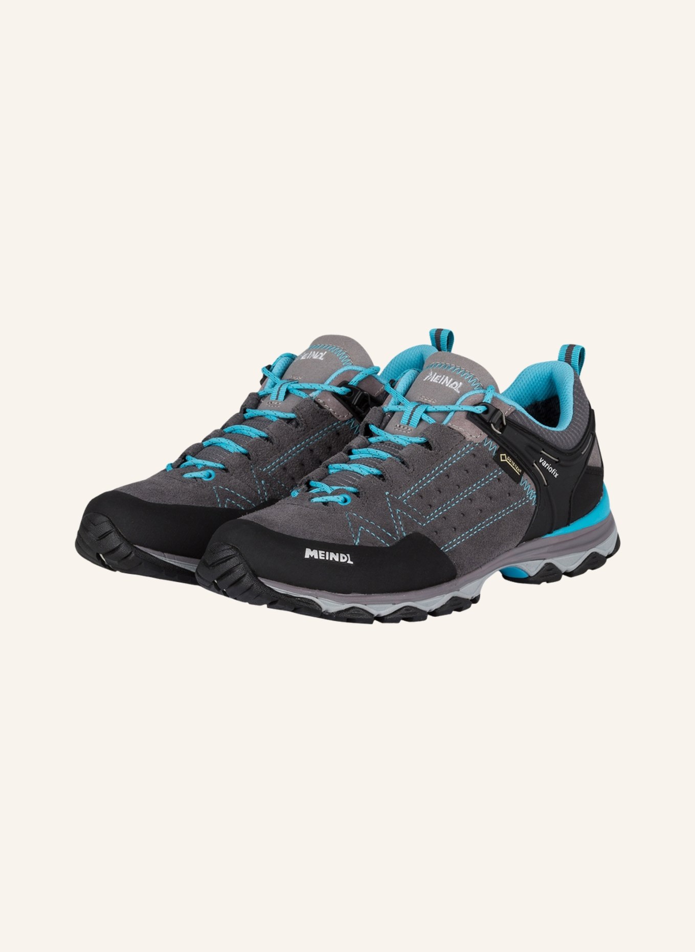 MEINDL Multifunctional shoes ONTARIO LADY GTX, Color: GRAY/ TURQUOISE (Image 1)