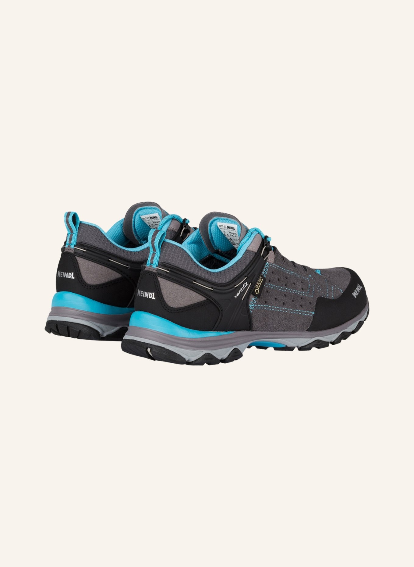MEINDL Multifunctional shoes ONTARIO LADY GTX, Color: GRAY/ TURQUOISE (Image 2)