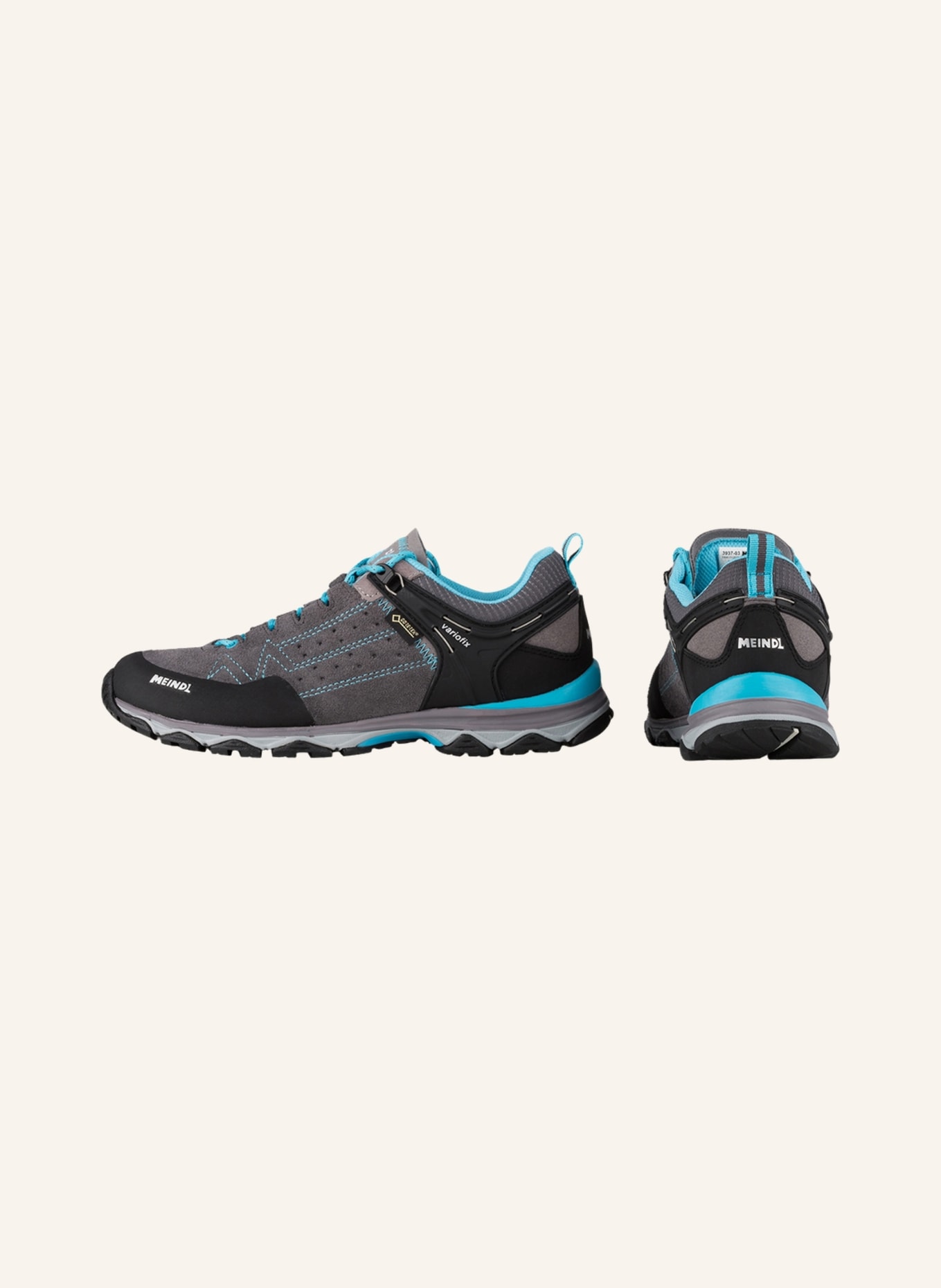MEINDL Multifunctional shoes ONTARIO LADY GTX, Color: GRAY/ TURQUOISE (Image 4)