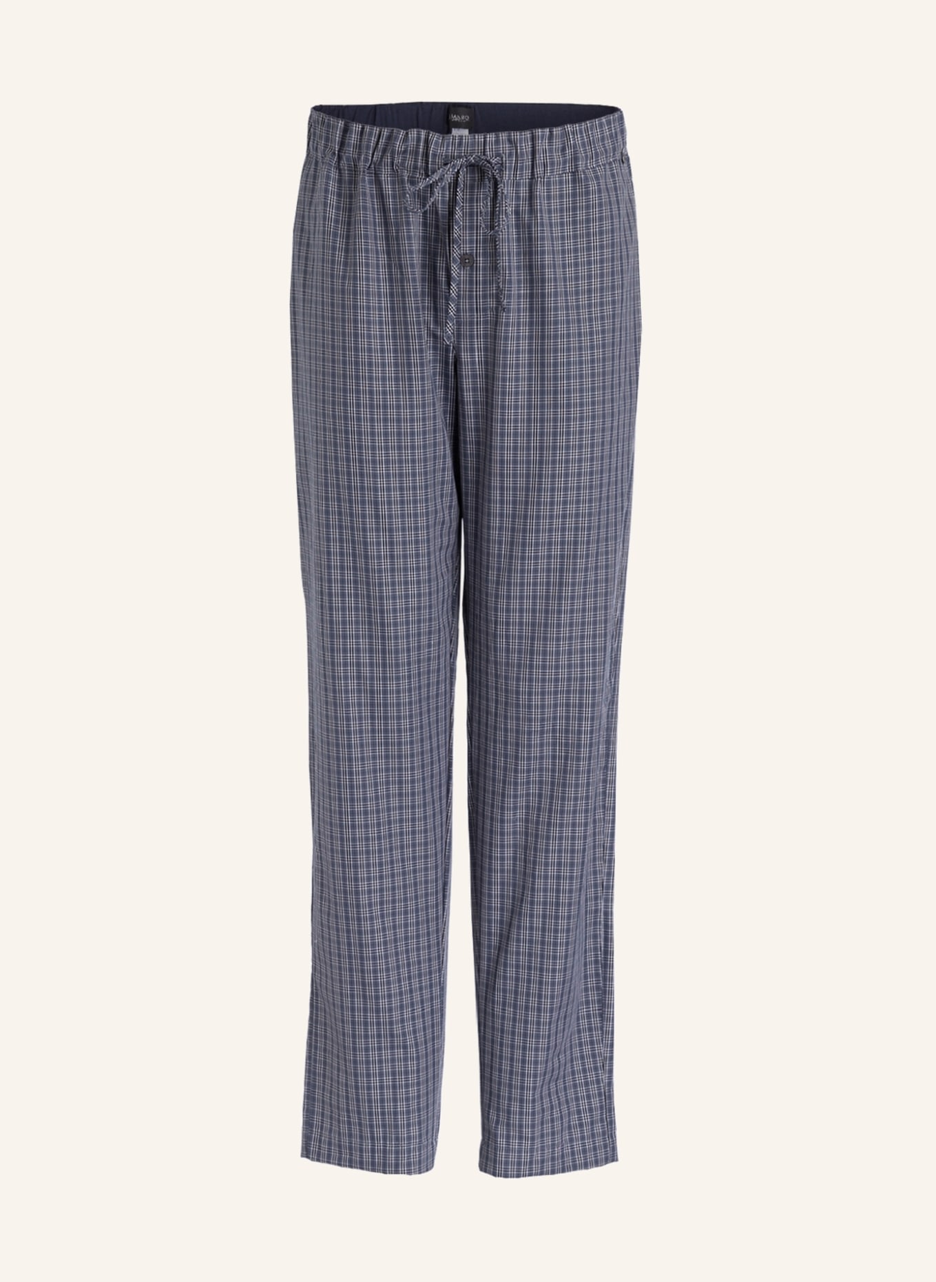 HANRO Spodnie od piżamy NIGHT & DAY, Kolor: SZARONIEBIESKI/ CZARNY (Obrazek 1)
