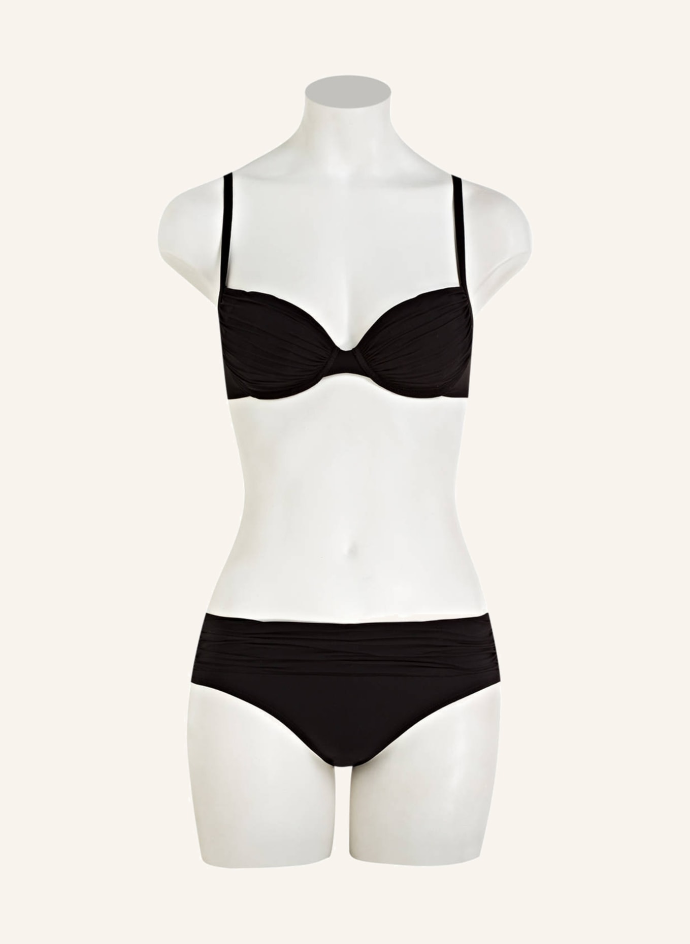MARYAN MEHLHORN Basic-Bikini-Hose SOLIDS mit UV-Schutz, Farbe: SCHWARZ (Bild 2)