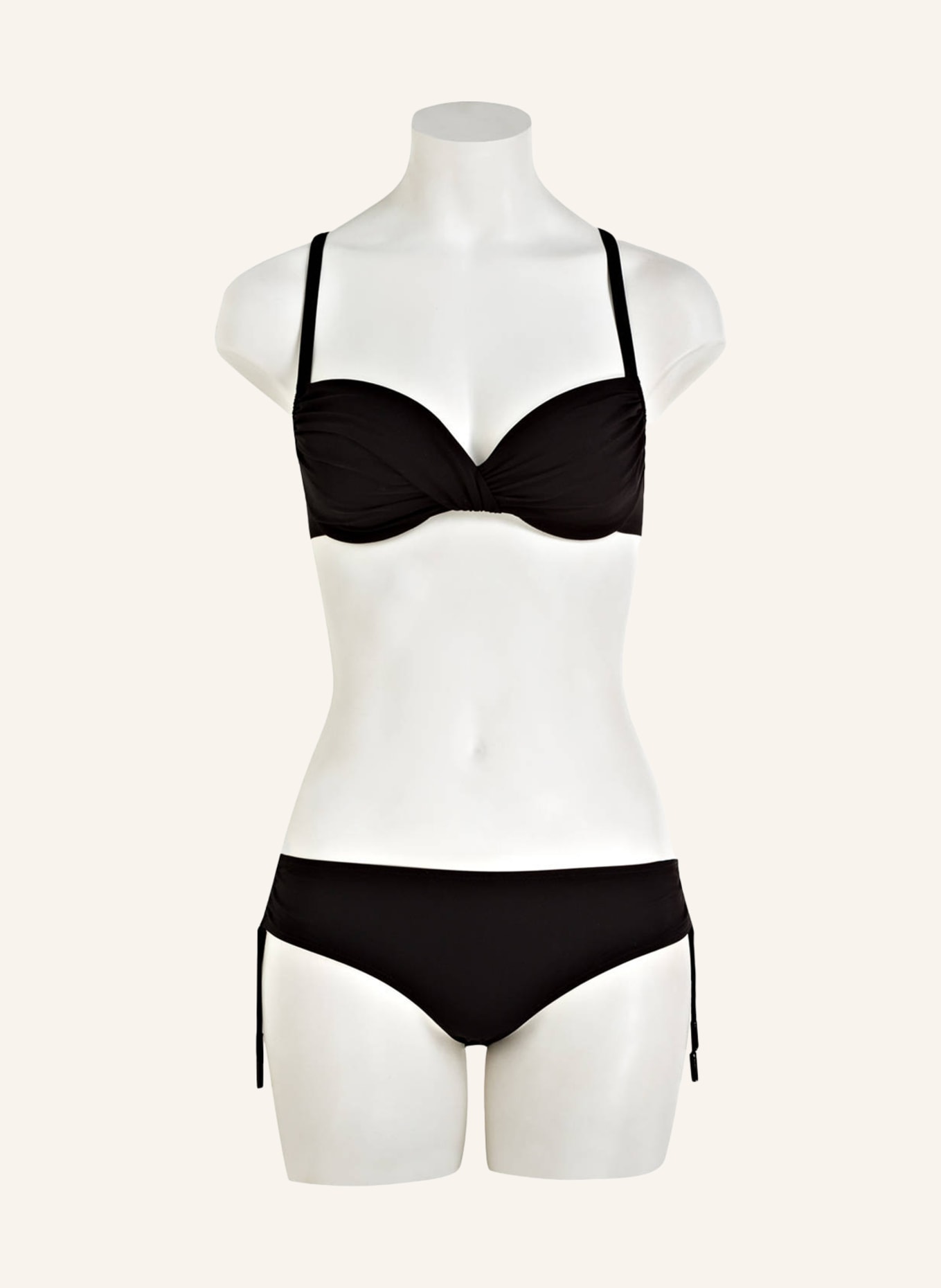 MARYAN MEHLHORN Bügel-Bikini-Top SOLIDS mit UV-Schutz, Farbe: SCHWARZ (Bild 2)