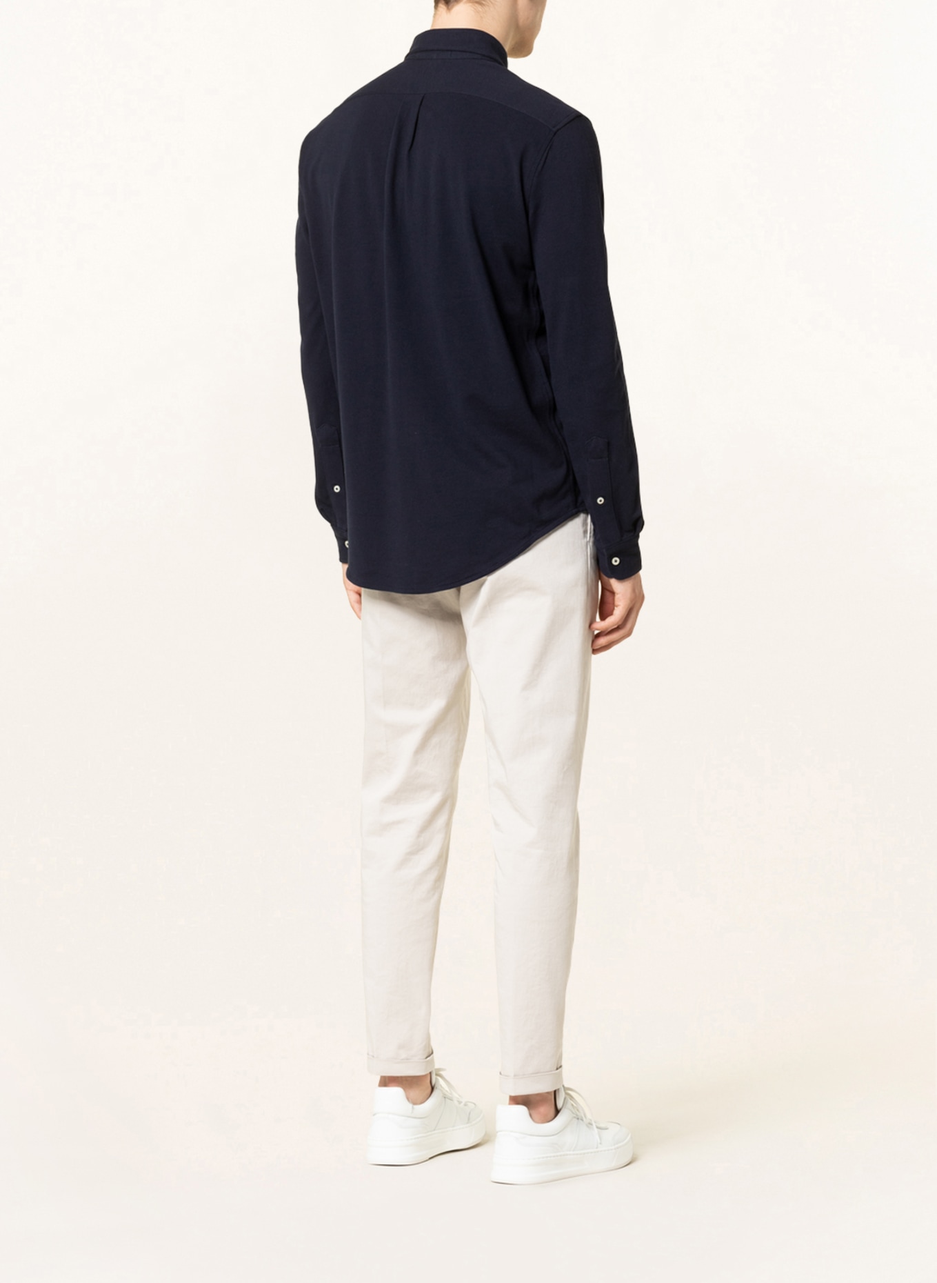 POLO RALPH LAUREN Piqué-Hemd Custom Fit, Farbe: DUNKELBLAU (Bild 3)